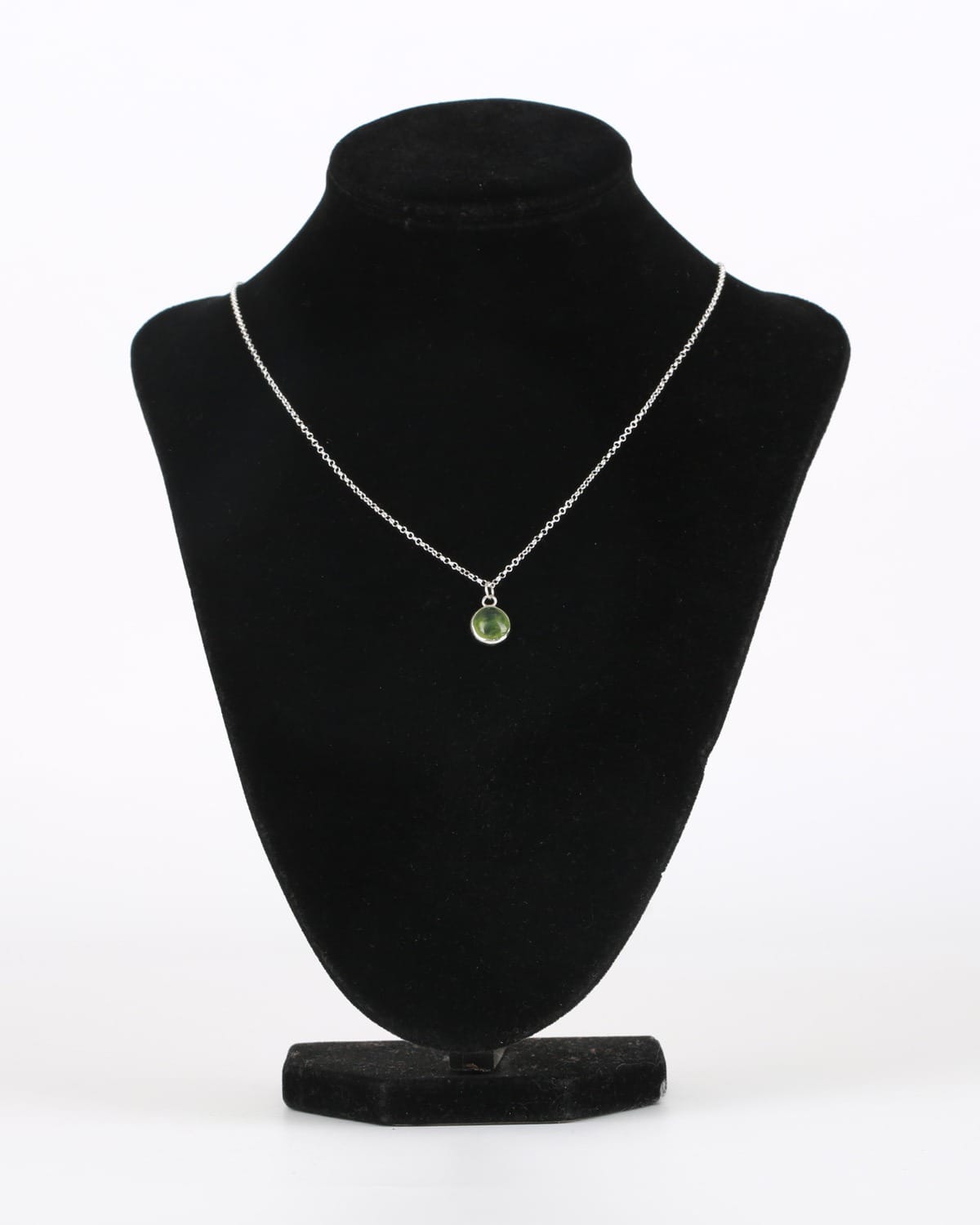 Green Flower Necklace with Shah Maqsud Stone