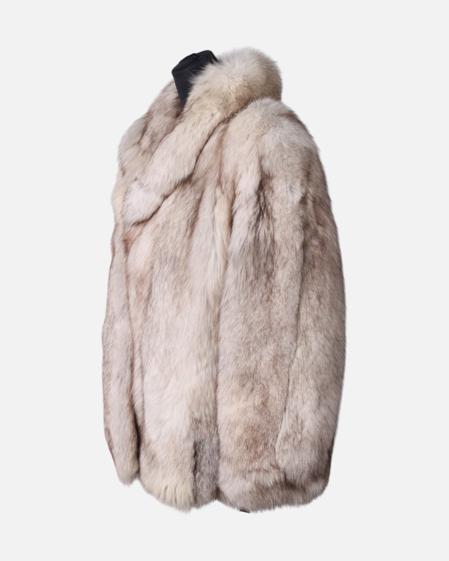 Premium Beige Rabbit Fur Coat