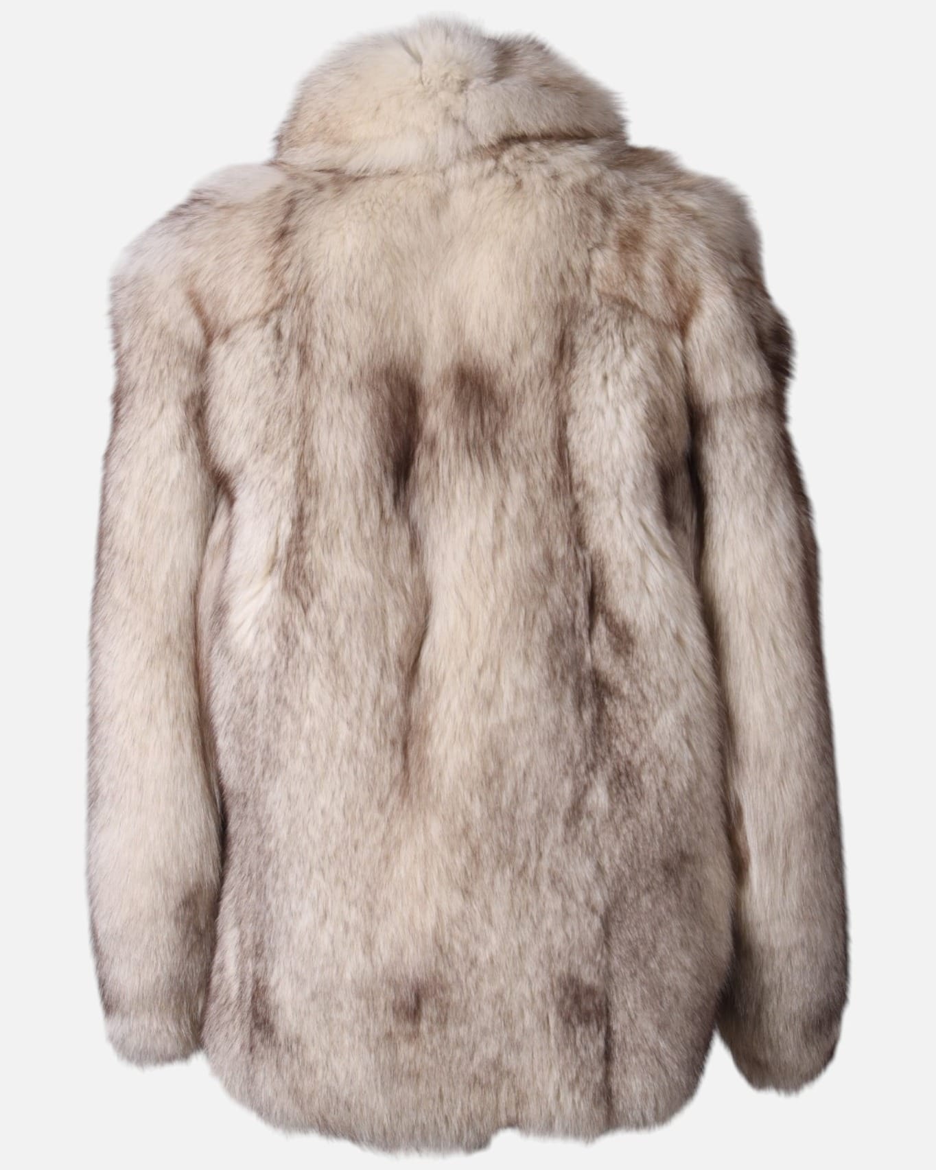 Premium Beige Rabbit Fur Coat