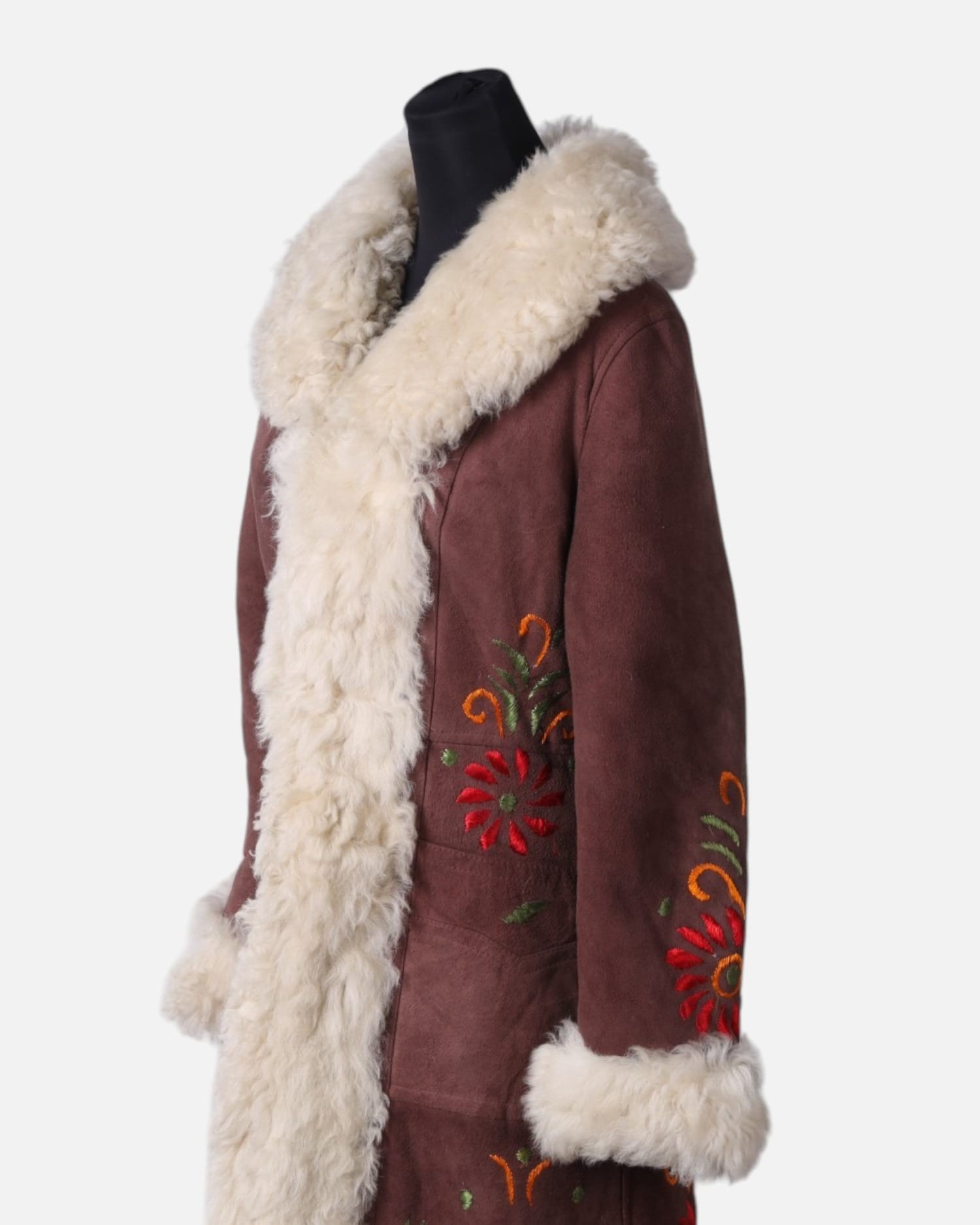 Boho Hippie Coat Afghan Wool Handmade