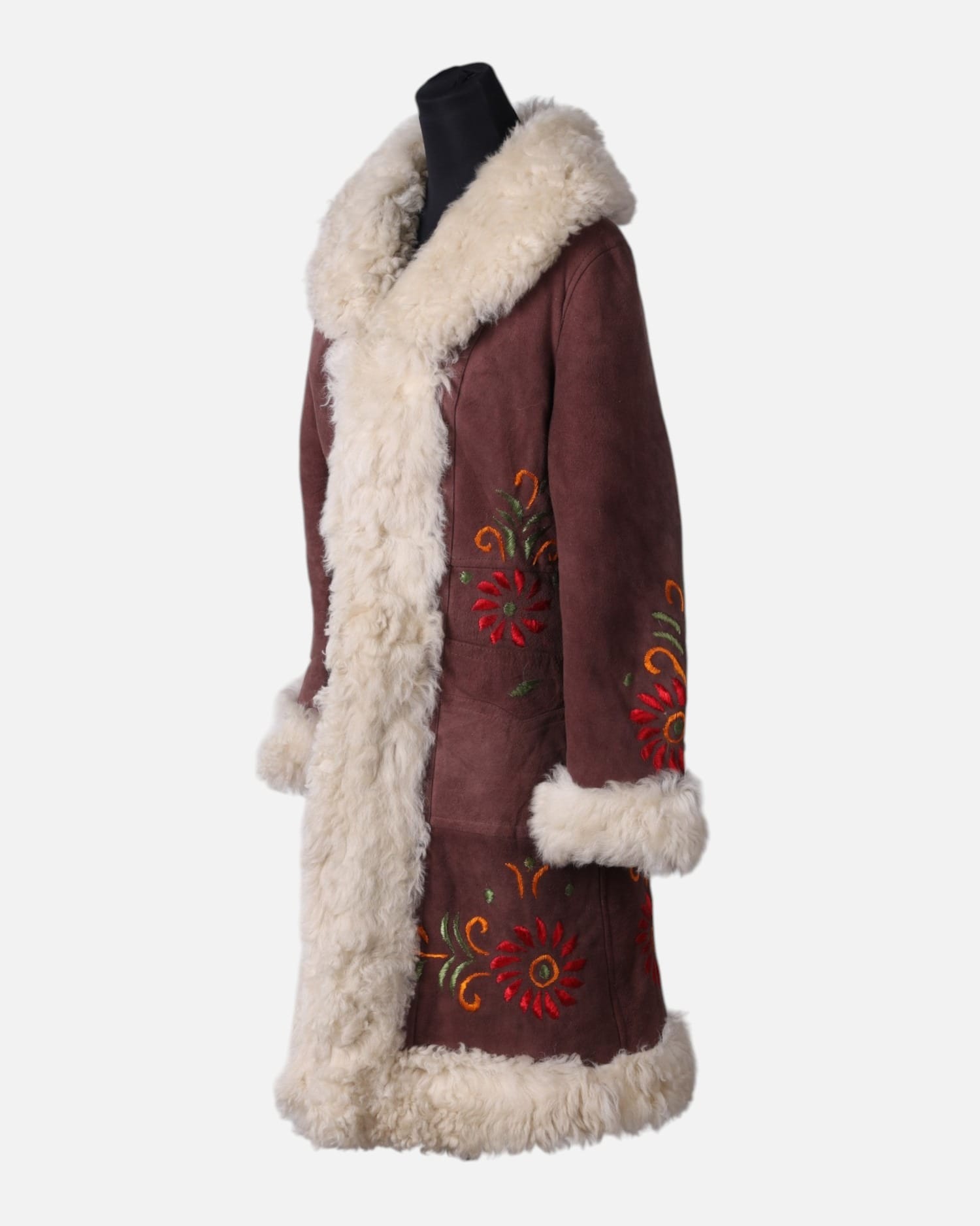 Boho Hippie Coat Afghan Wool Handmade