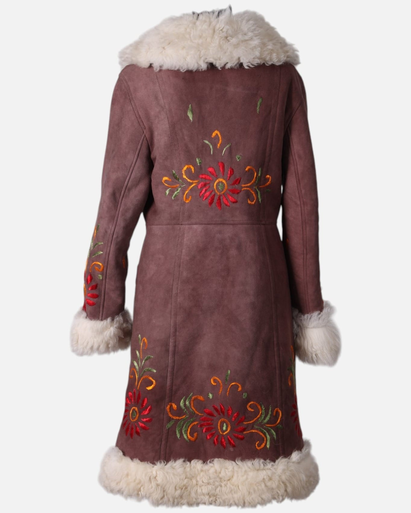 Boho Hippie Coat Afghan Wool Handmade