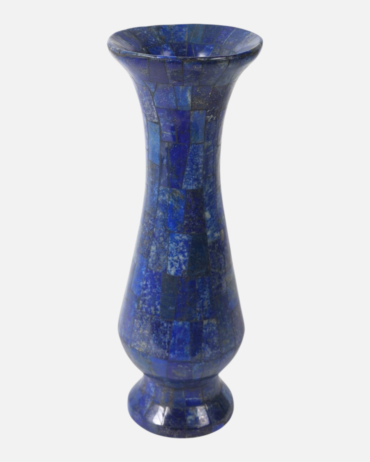 Lapis Flower Vase Handcrafted Lapis Stone Vase for Flowers