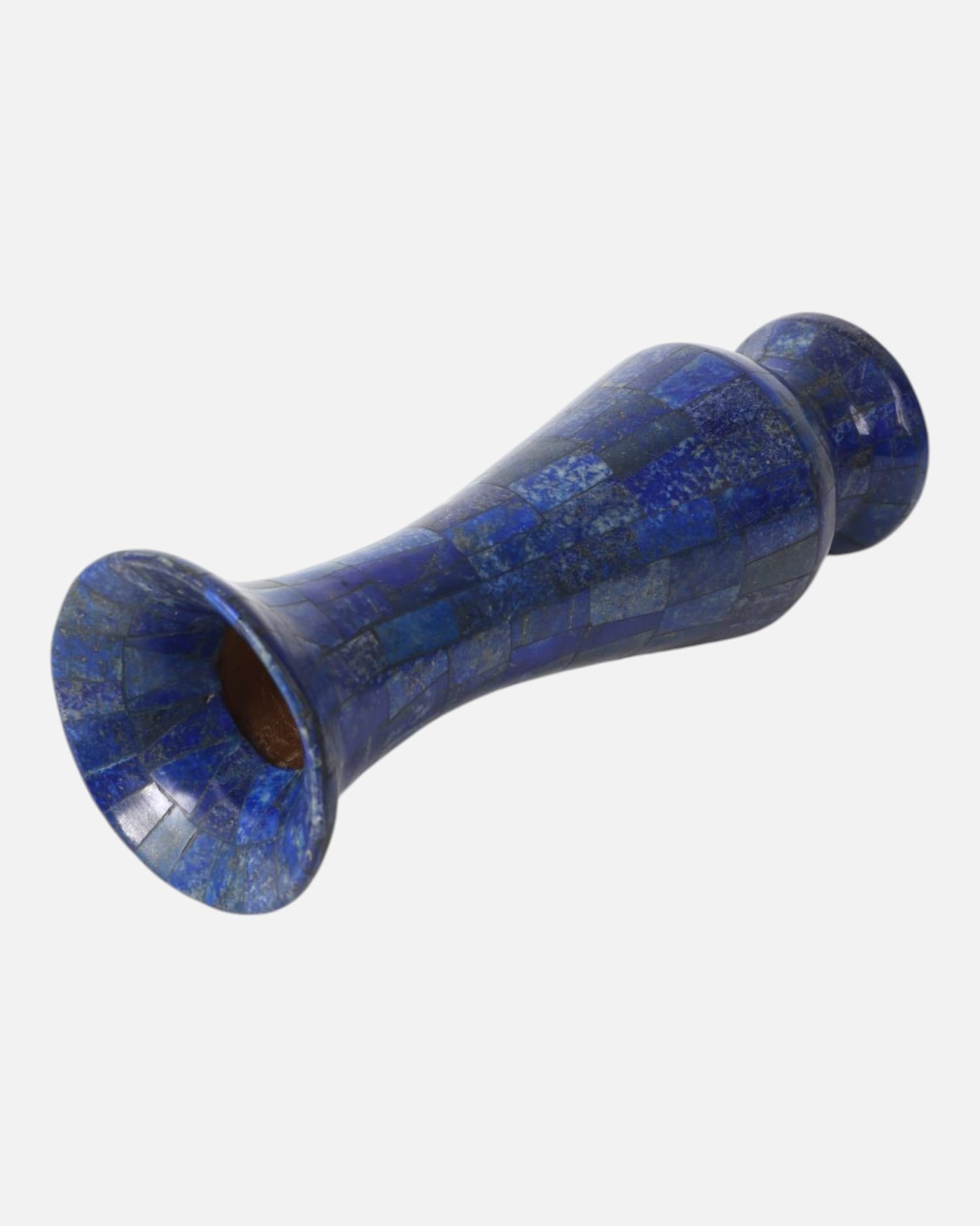 Lapis Flower Vase Handcrafted Lapis Stone Vase for Flowers