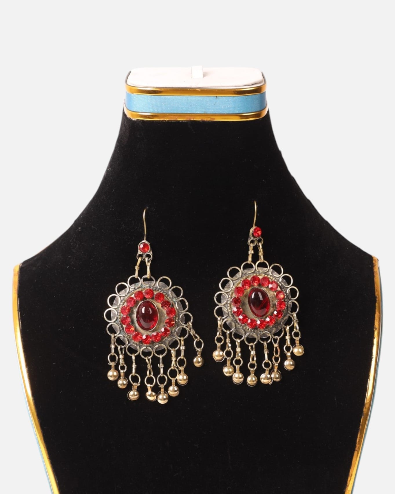 Kuchi Tribal Ruby Jewelry Set