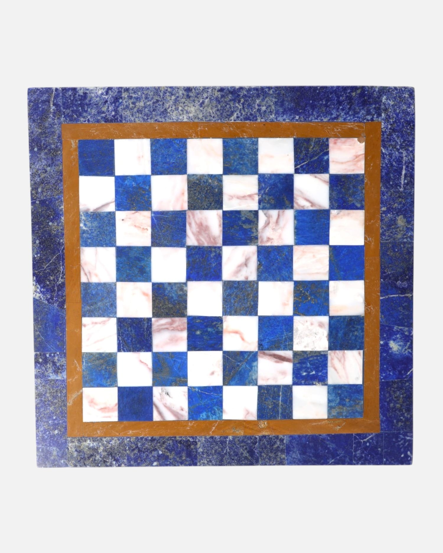 Lapis Stone Chess Set Crafted