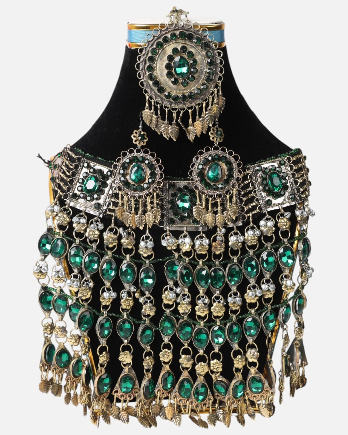 Emerald Green Gemstone Jewellery  Set