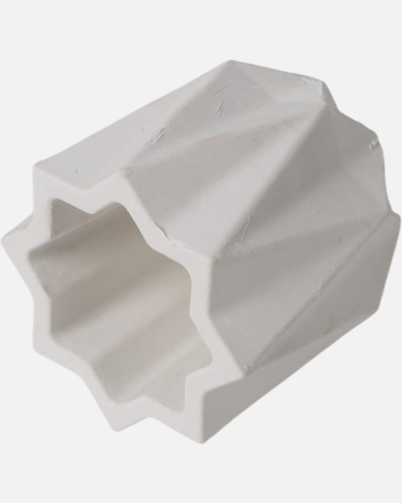 Geometric Ribbed Desk Accessory Set – Handcrafted Resin
