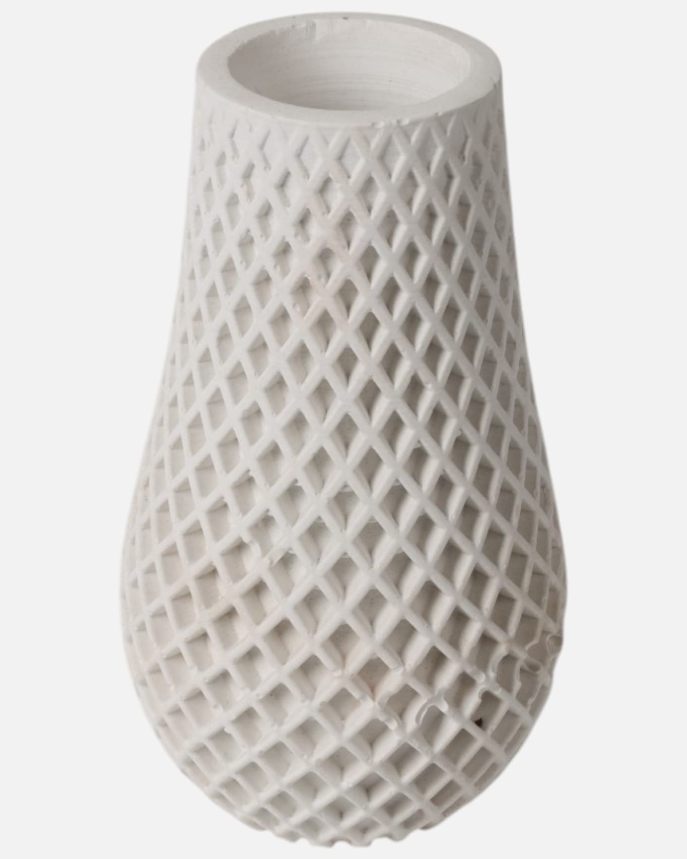 Cone Shaped Decorative Vase – Handcrafted Resin Design