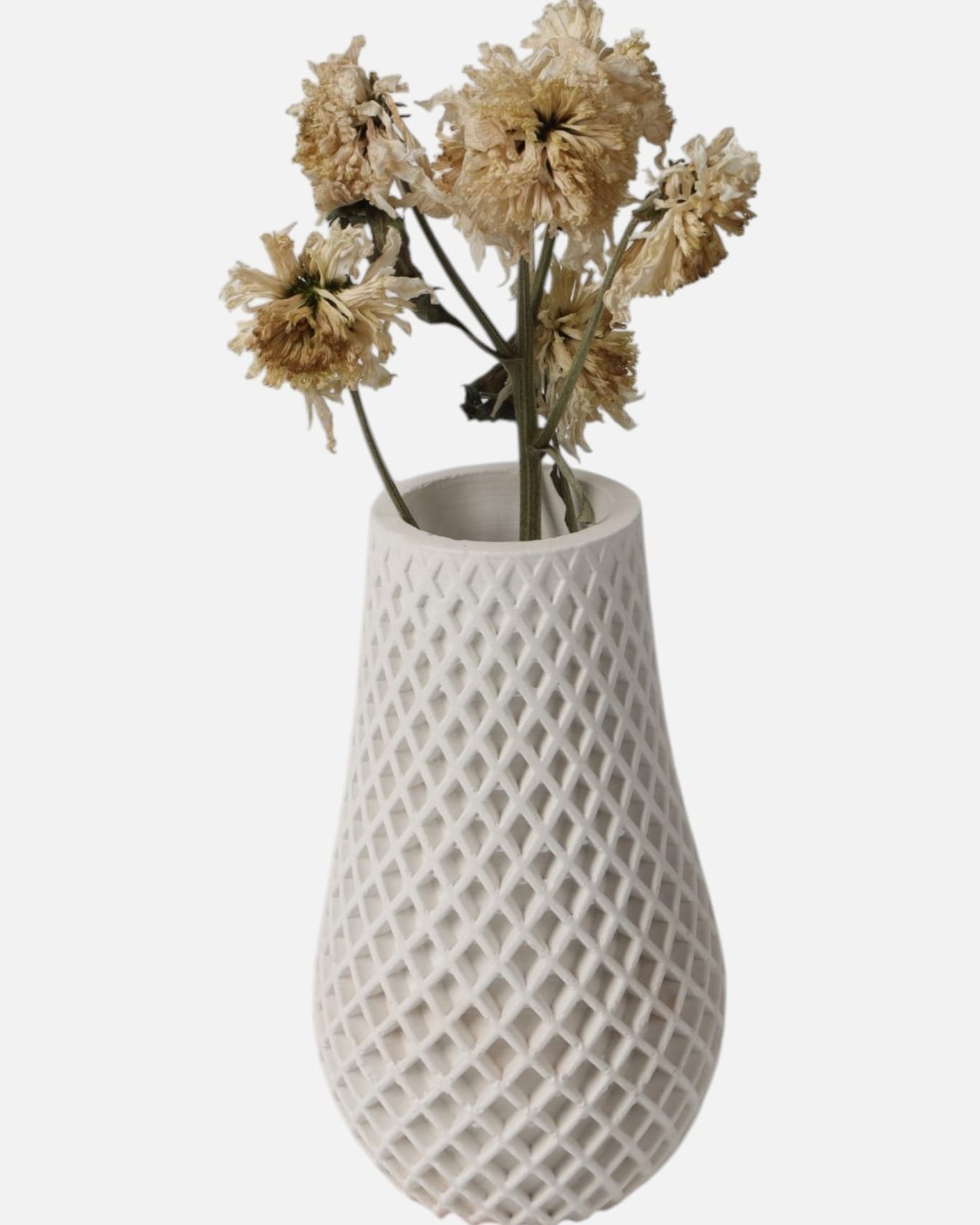 Cone Shaped Decorative Vase – Handcrafted Resin Design
