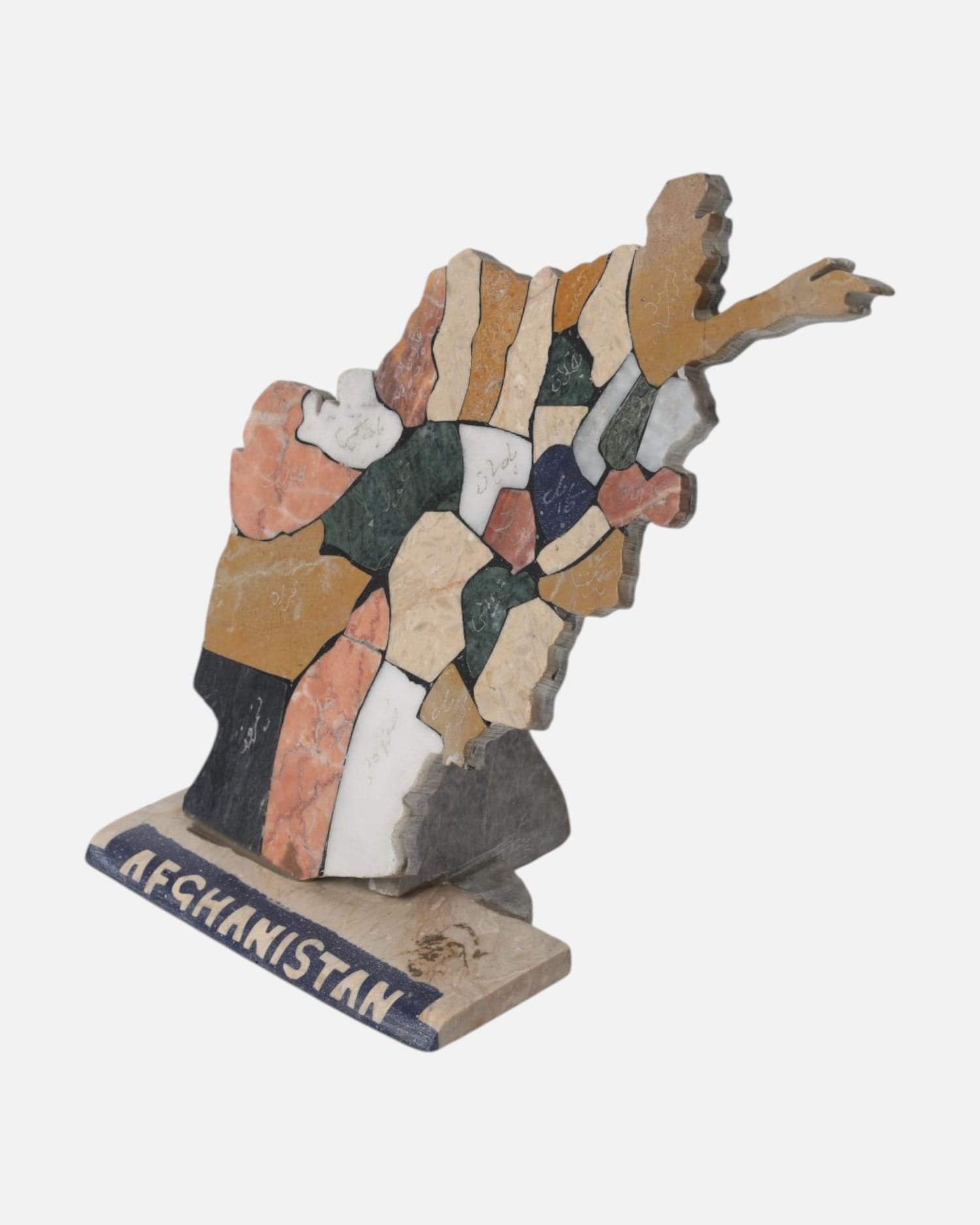 Afghanistan Map Handmade Decorative