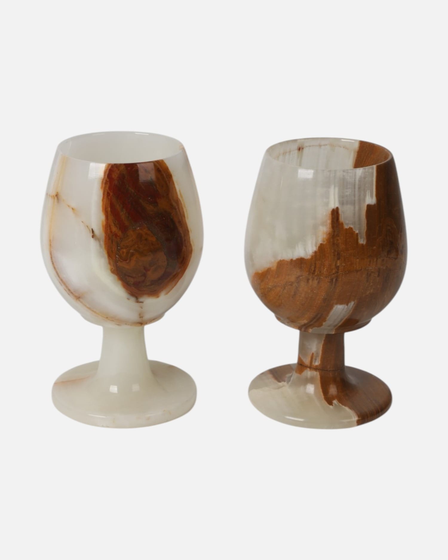 Handmade Glass Set 2 Pieces Drinking Glasses
