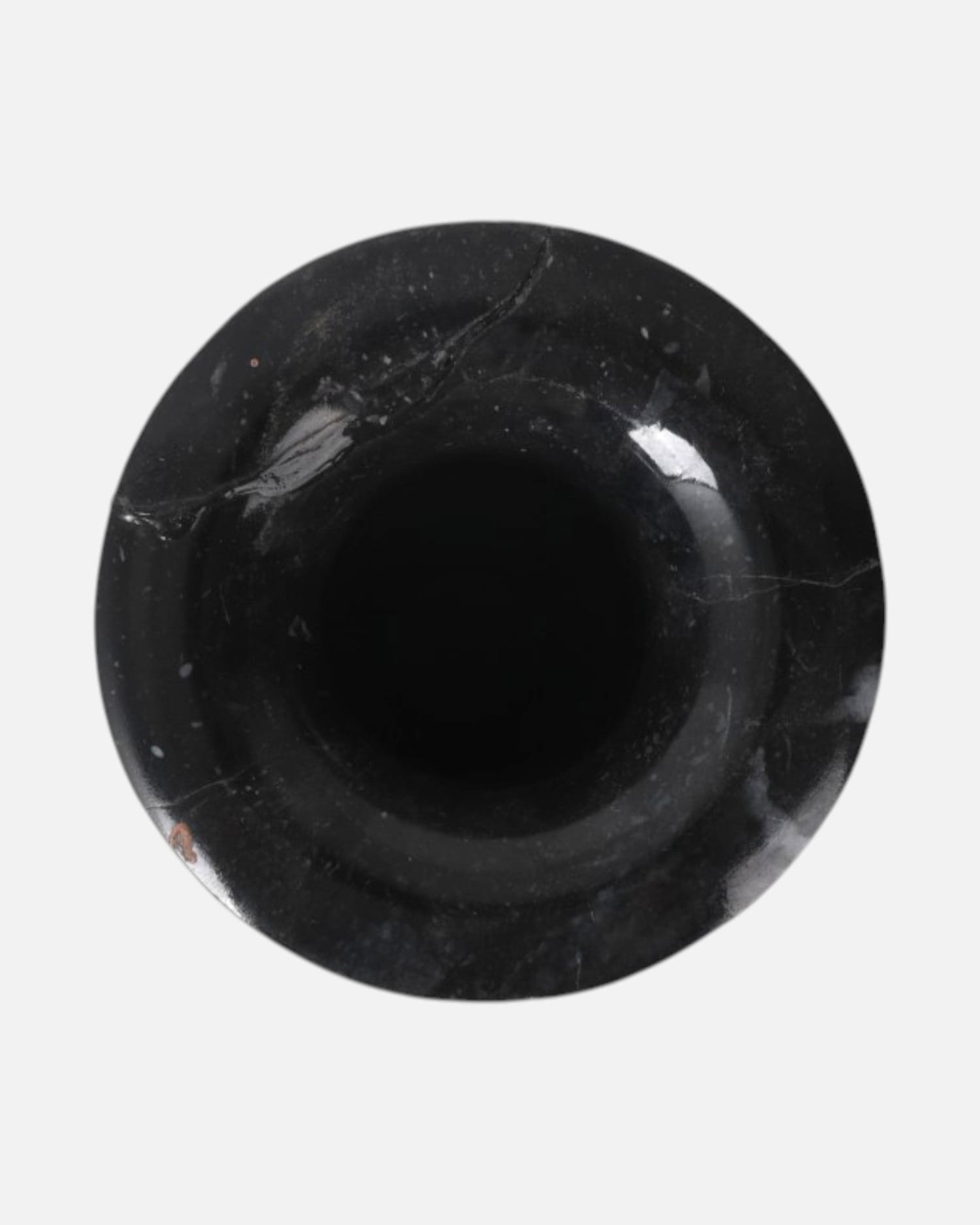 Black Stone Flower Handmade Decorative Vase