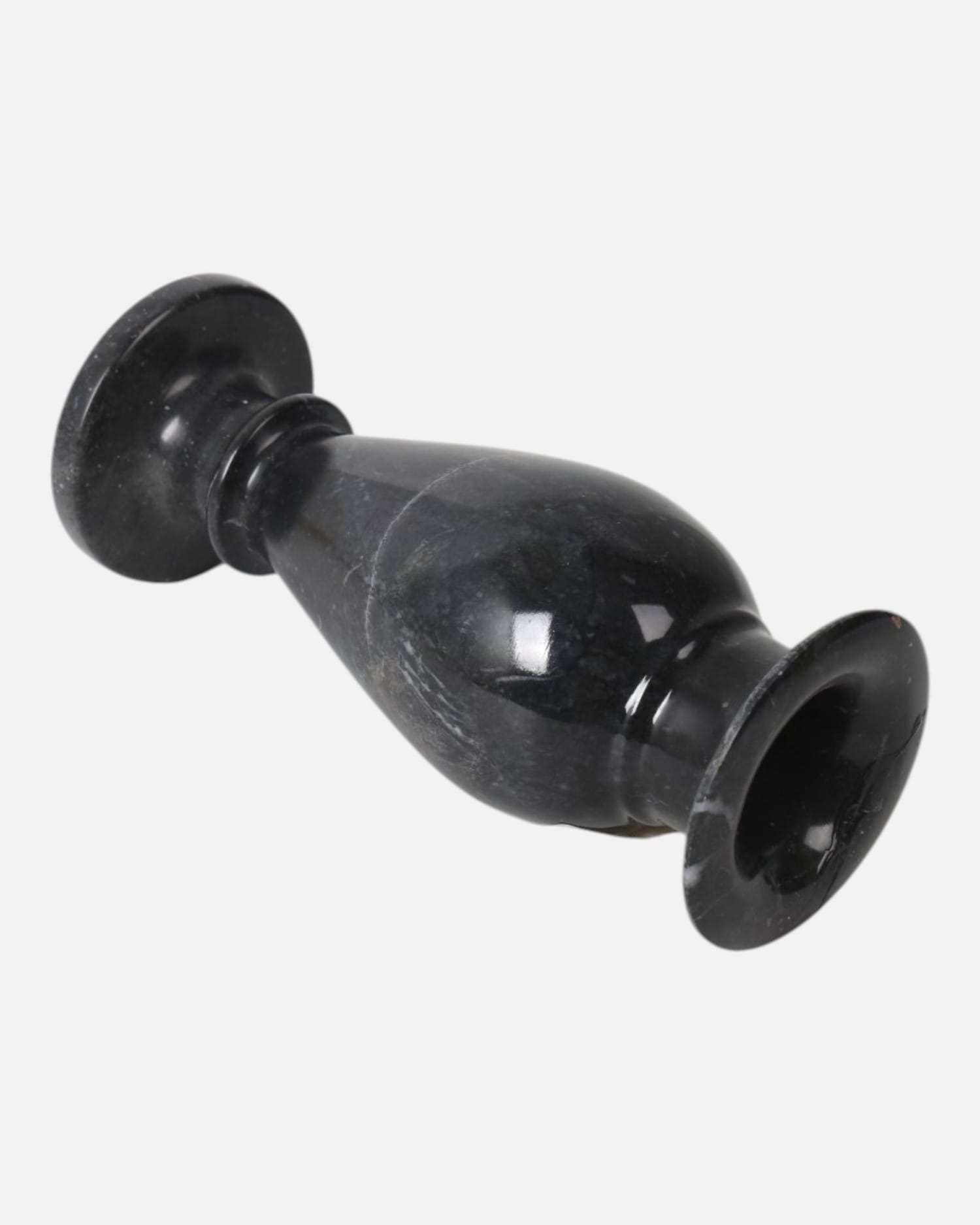 Black Stone Flower Handmade Decorative Vase
