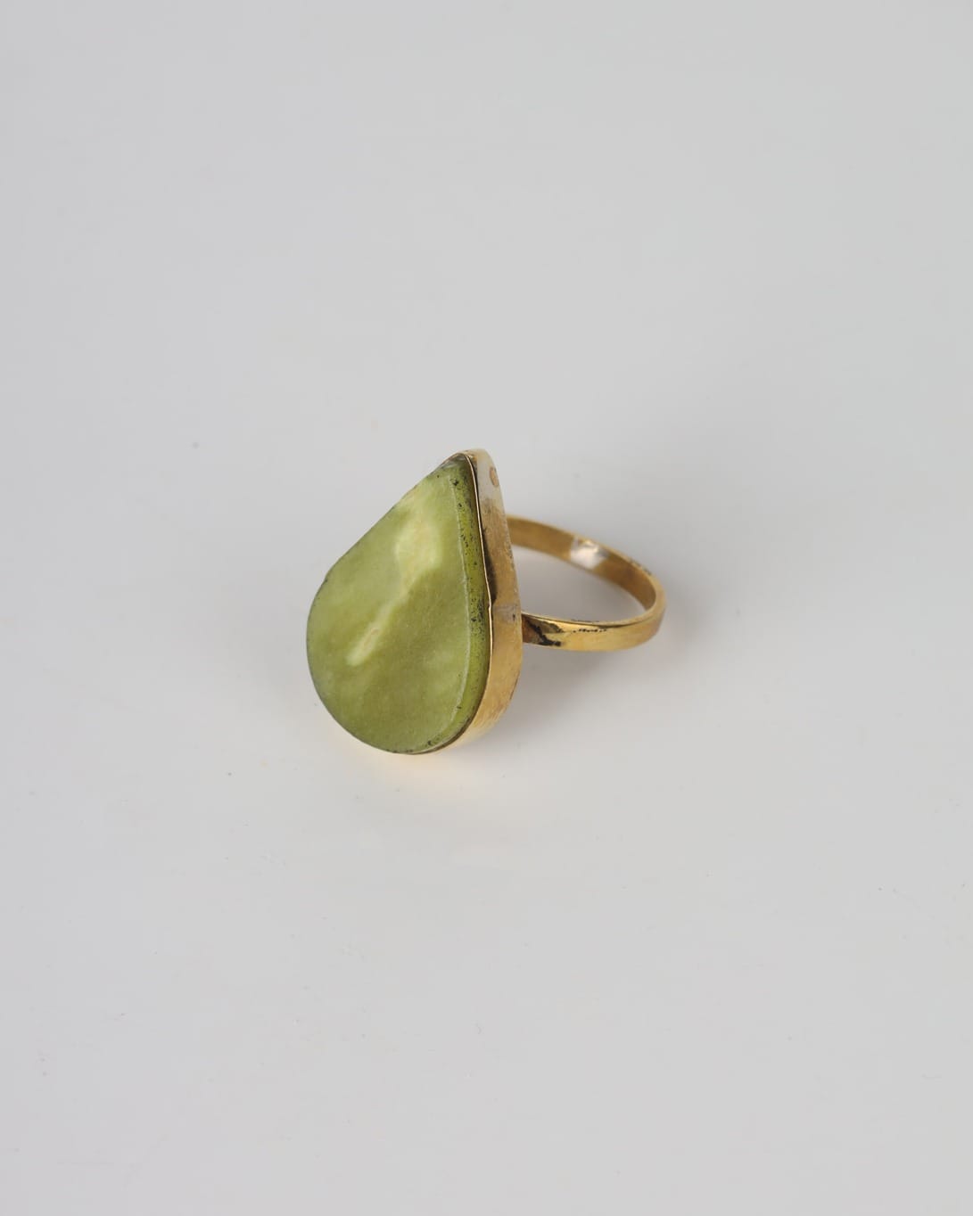 Teardrop Ring – Bronze Minimal Design Shah Maqsood