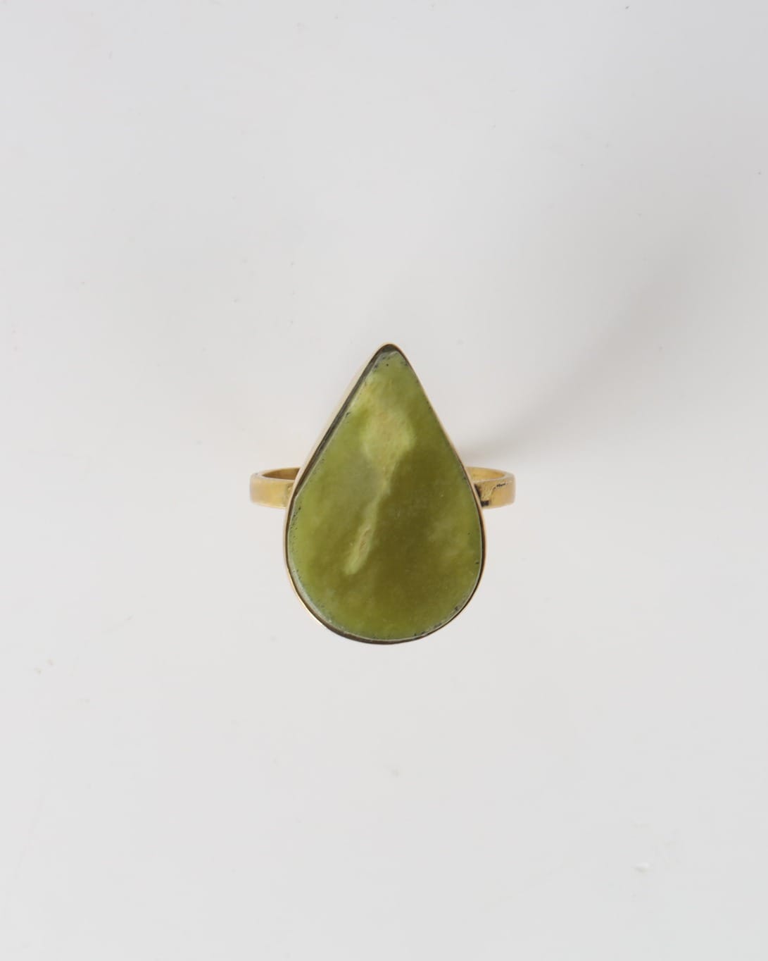 Teardrop Ring – Bronze Minimal Design Shah Maqsood