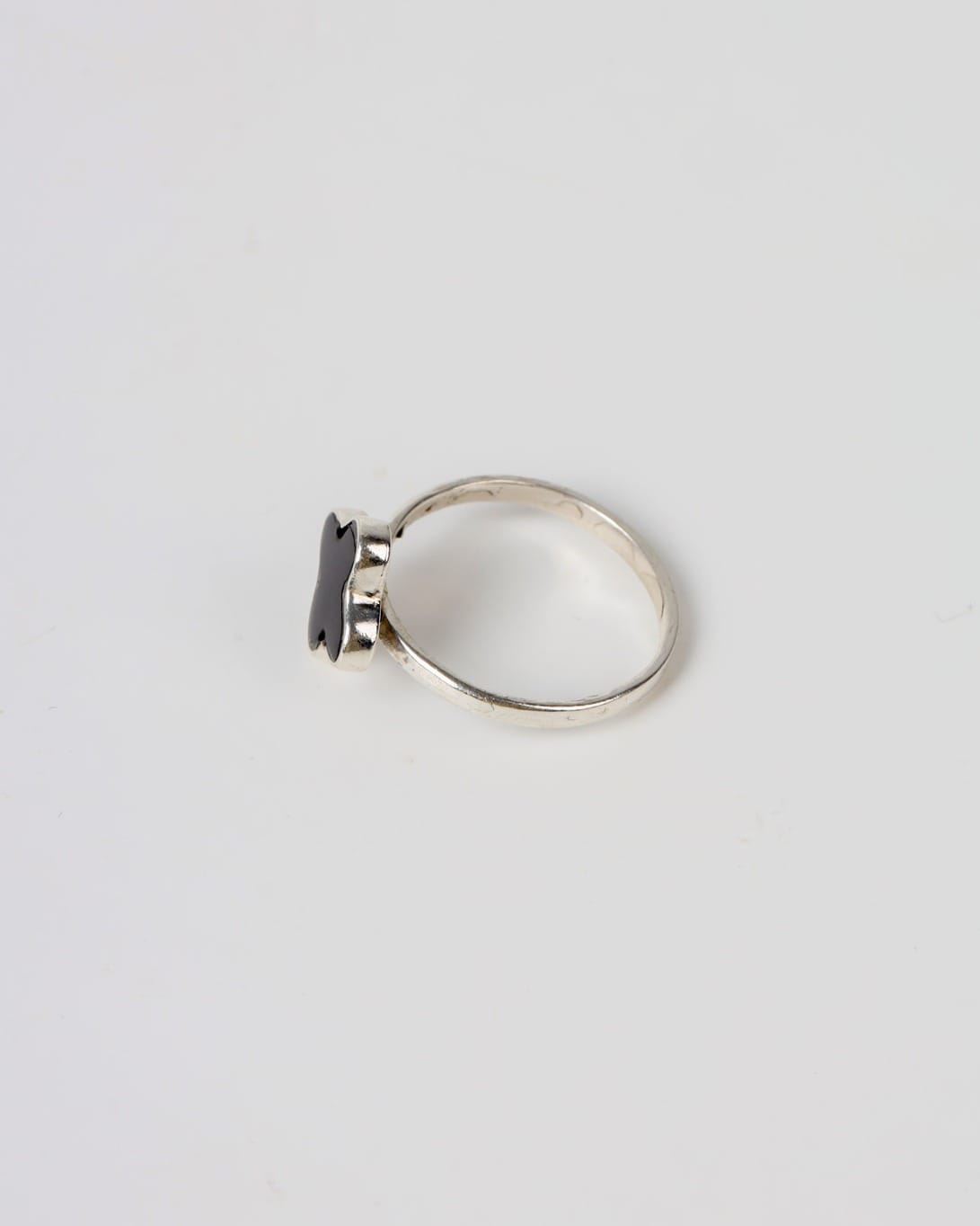Black Clover Jewelry Set – 925 Silver Ring & Stud Earrings