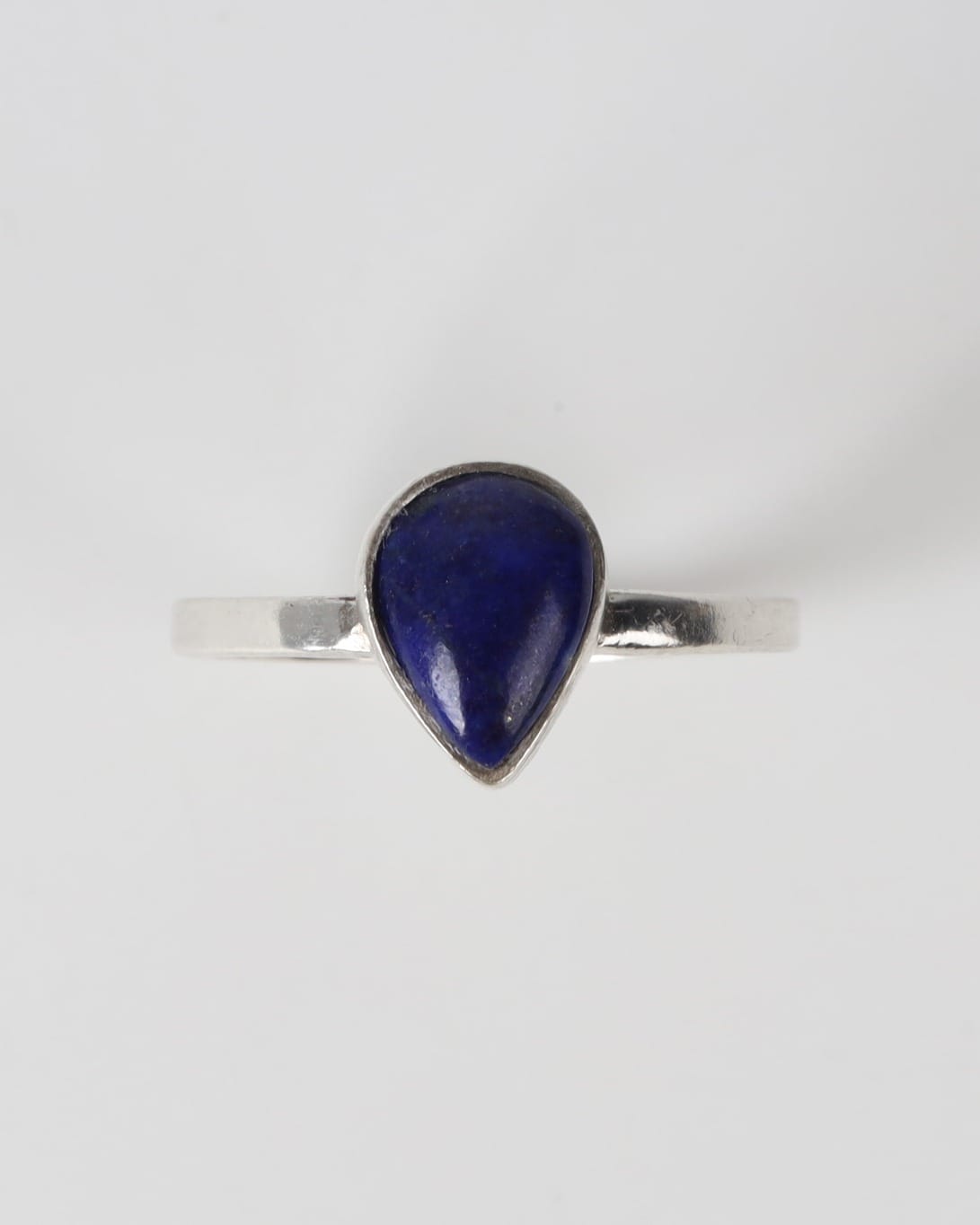 Lapis Lazuli Teardrop Jewelry Set with Ring – 925 Sterling Silver