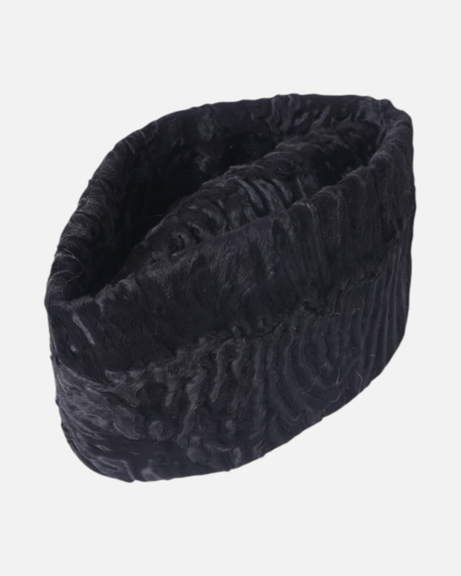 Black Qorqal Fur Hat – Premium Quality