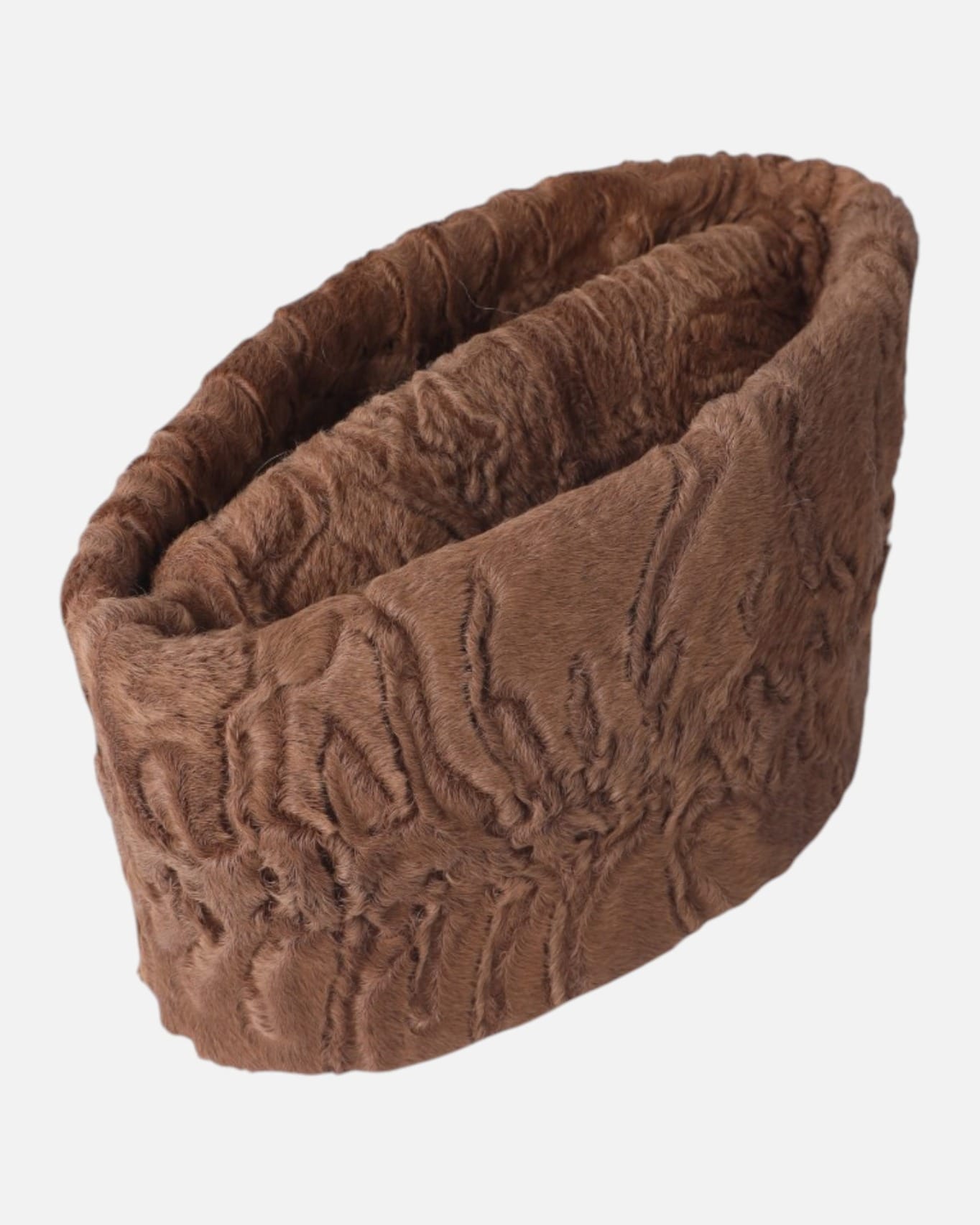 Premium Brown Qorqal Fur Hat – Winter Accessory