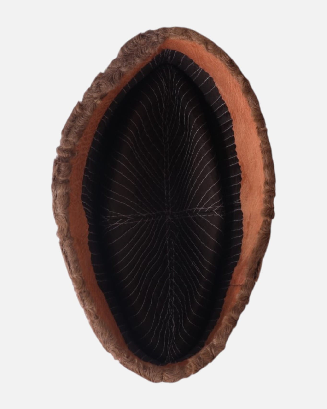 Premium Brown Qorqal Fur Hat – Winter Accessory
