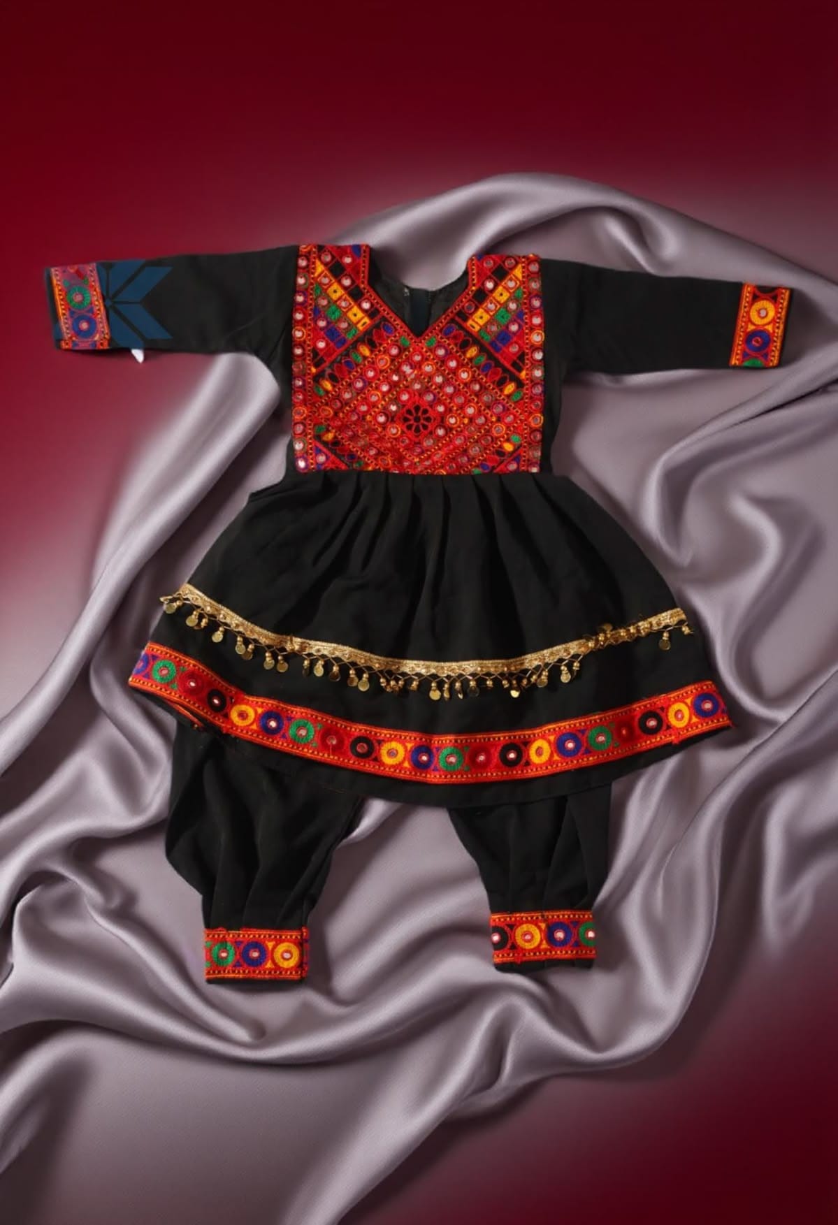 Laili Balochi Dress – Mirror Embroidered Set
