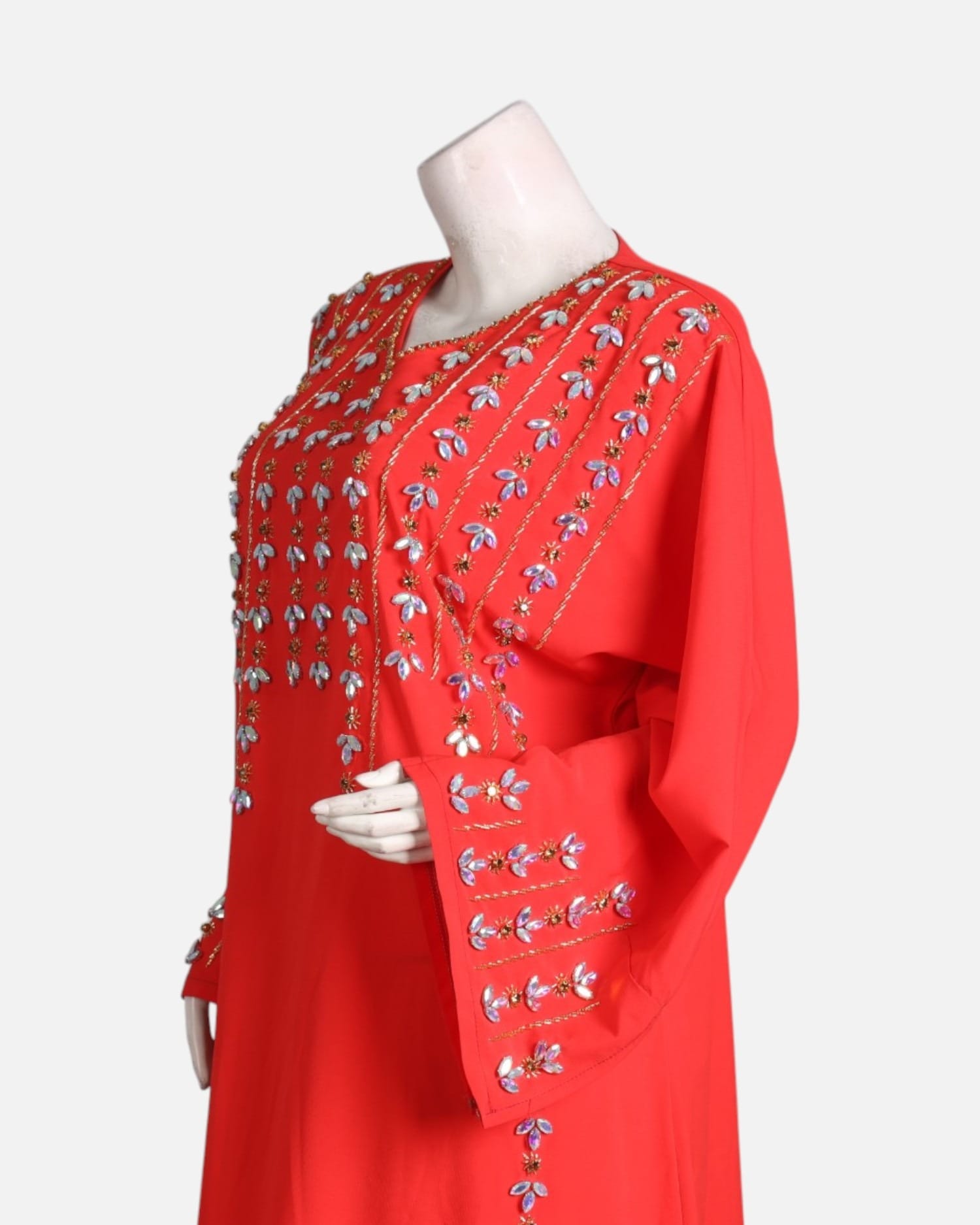 Bright Red Formal Maxi Dress