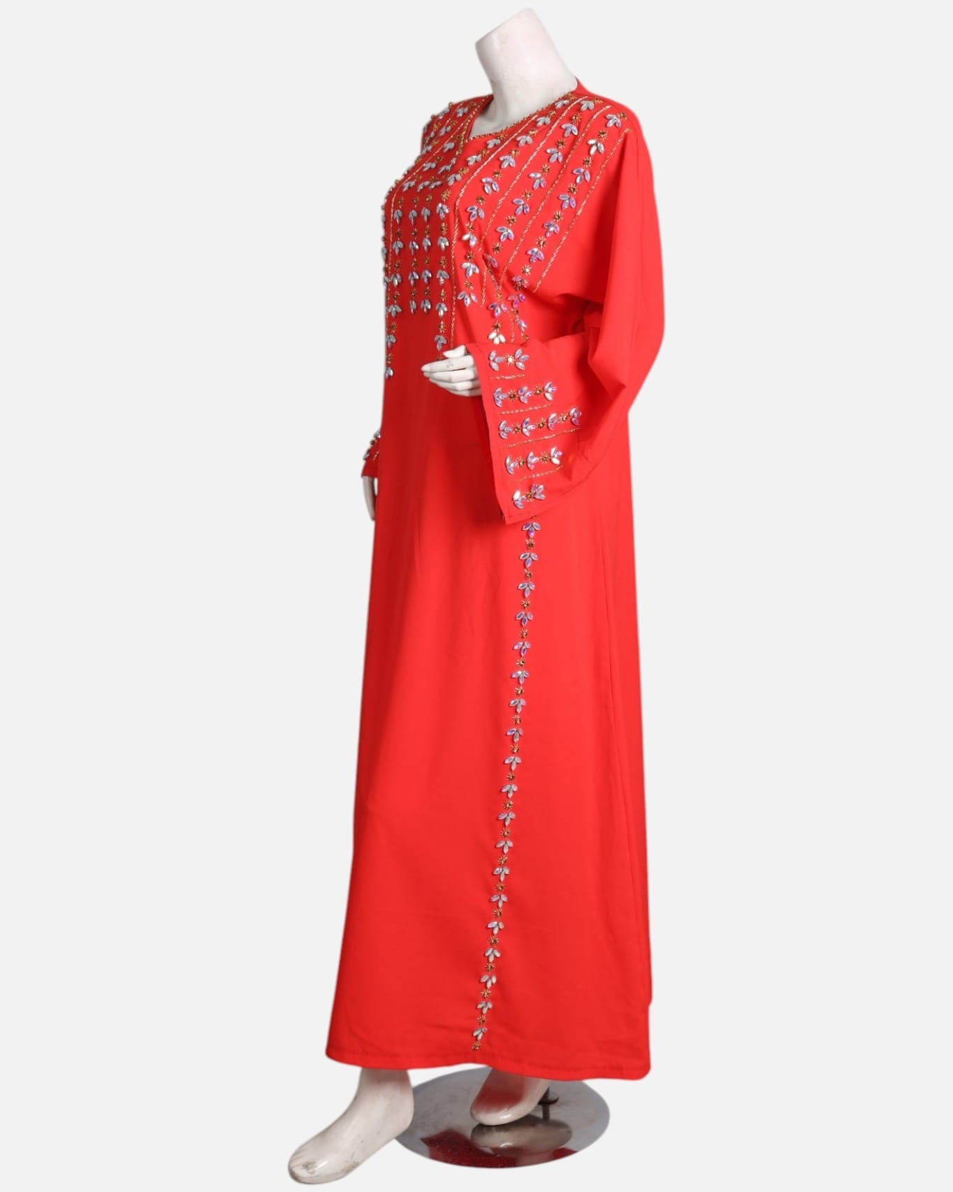 Bright Red Formal Maxi Dress