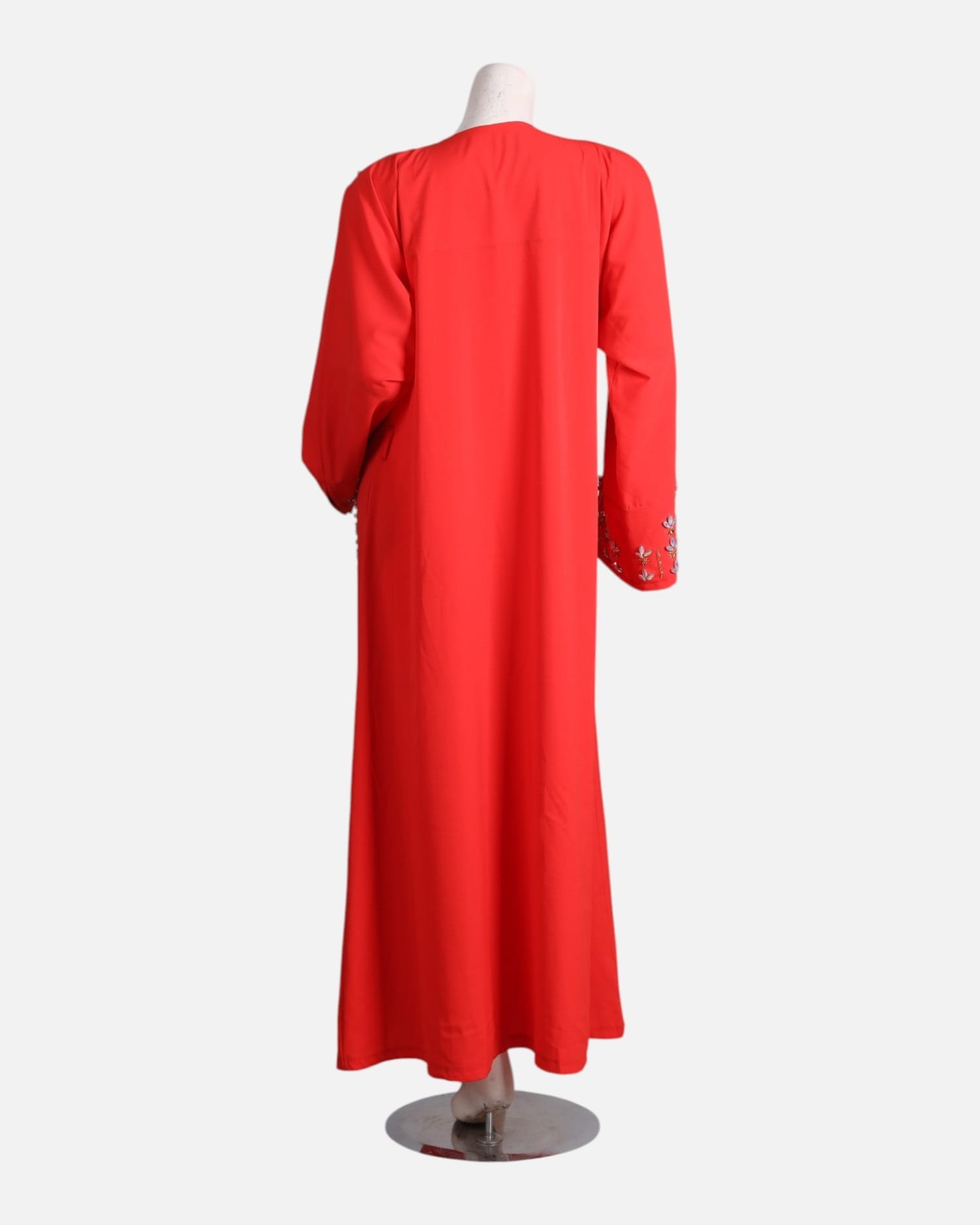 Bright Red Formal Maxi Dress