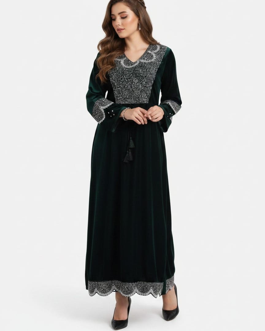 Black Velvet Formal Dress