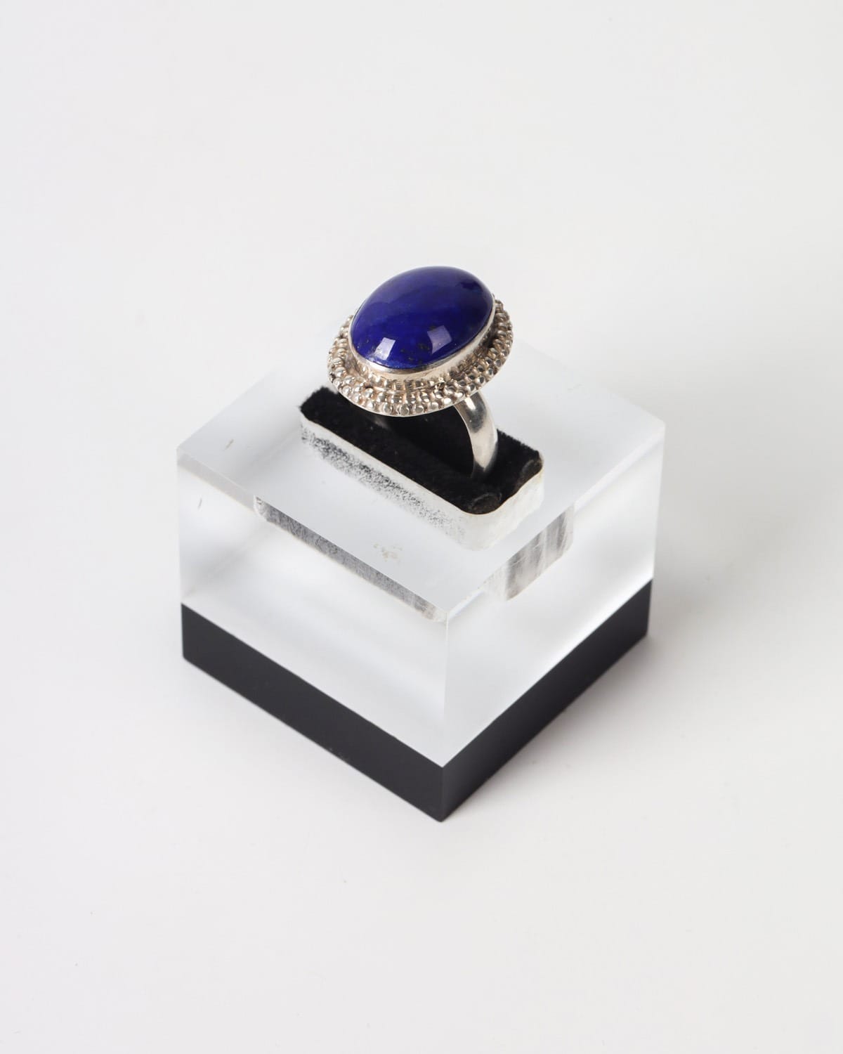 Royal Blue Afghan Lapis Lazuli Silver Ring
