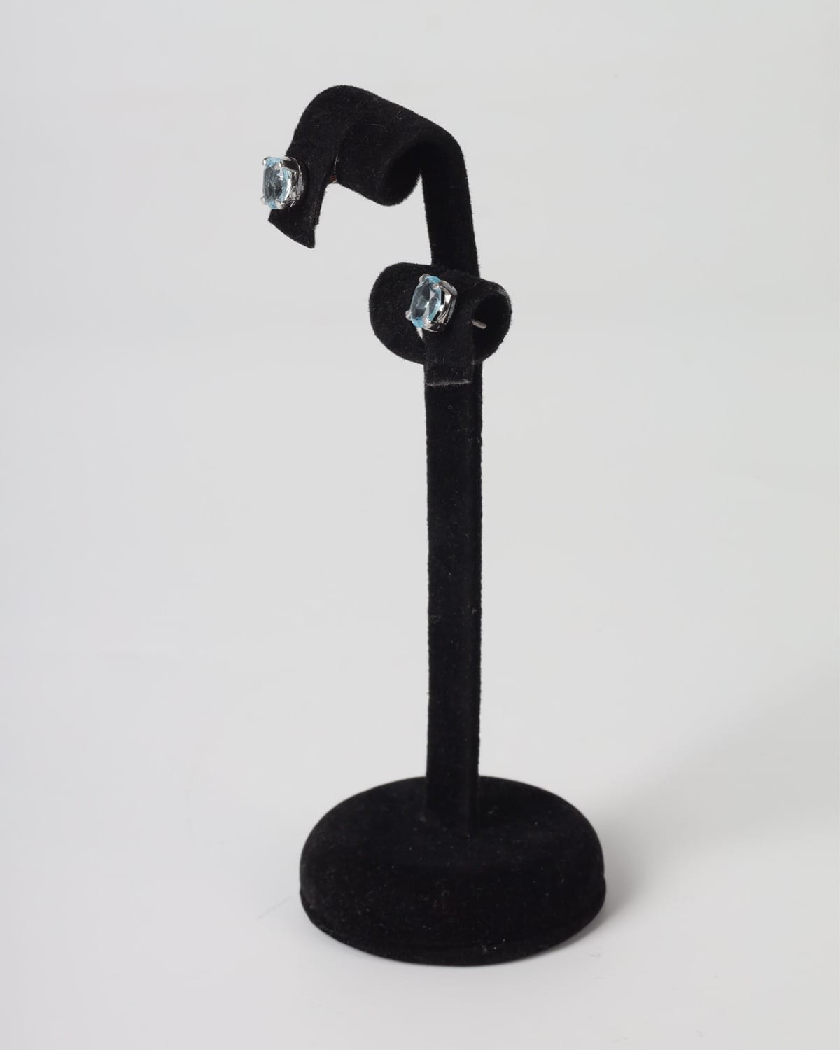 Sky Blue Topaz Sterling Silver Stud Earrings