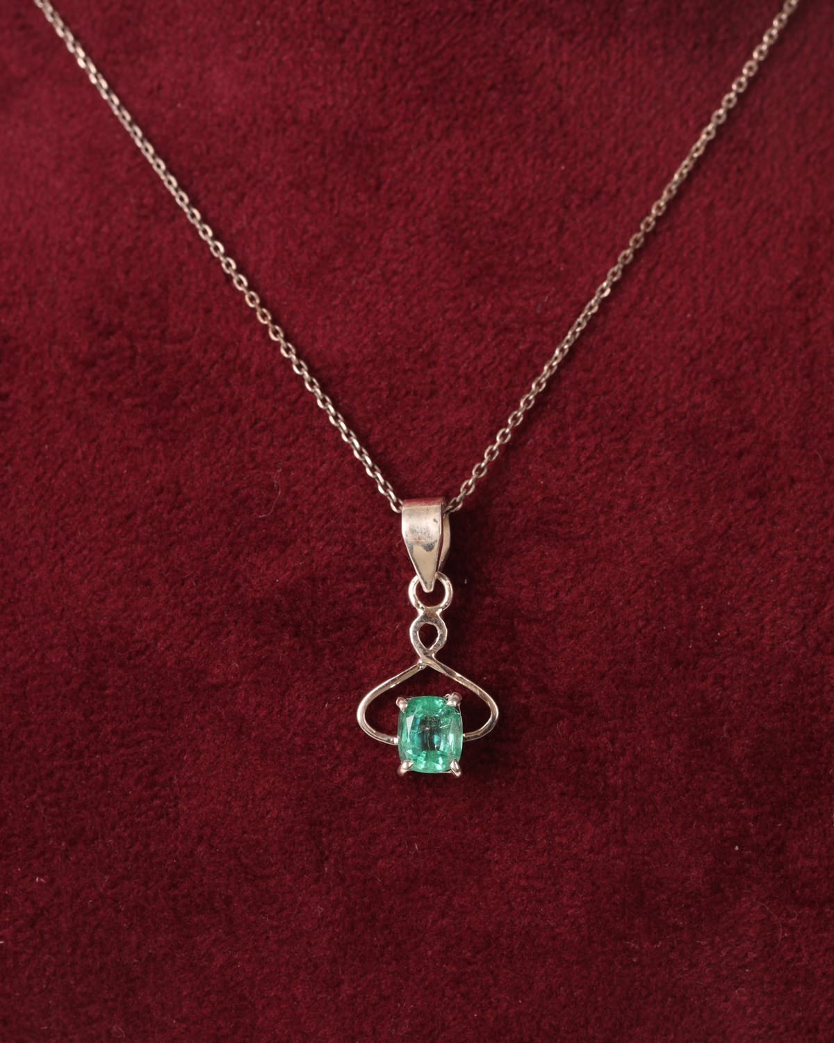 Emerald Green Panjshir Emerald 925 Sterling Silver Jewelry Set