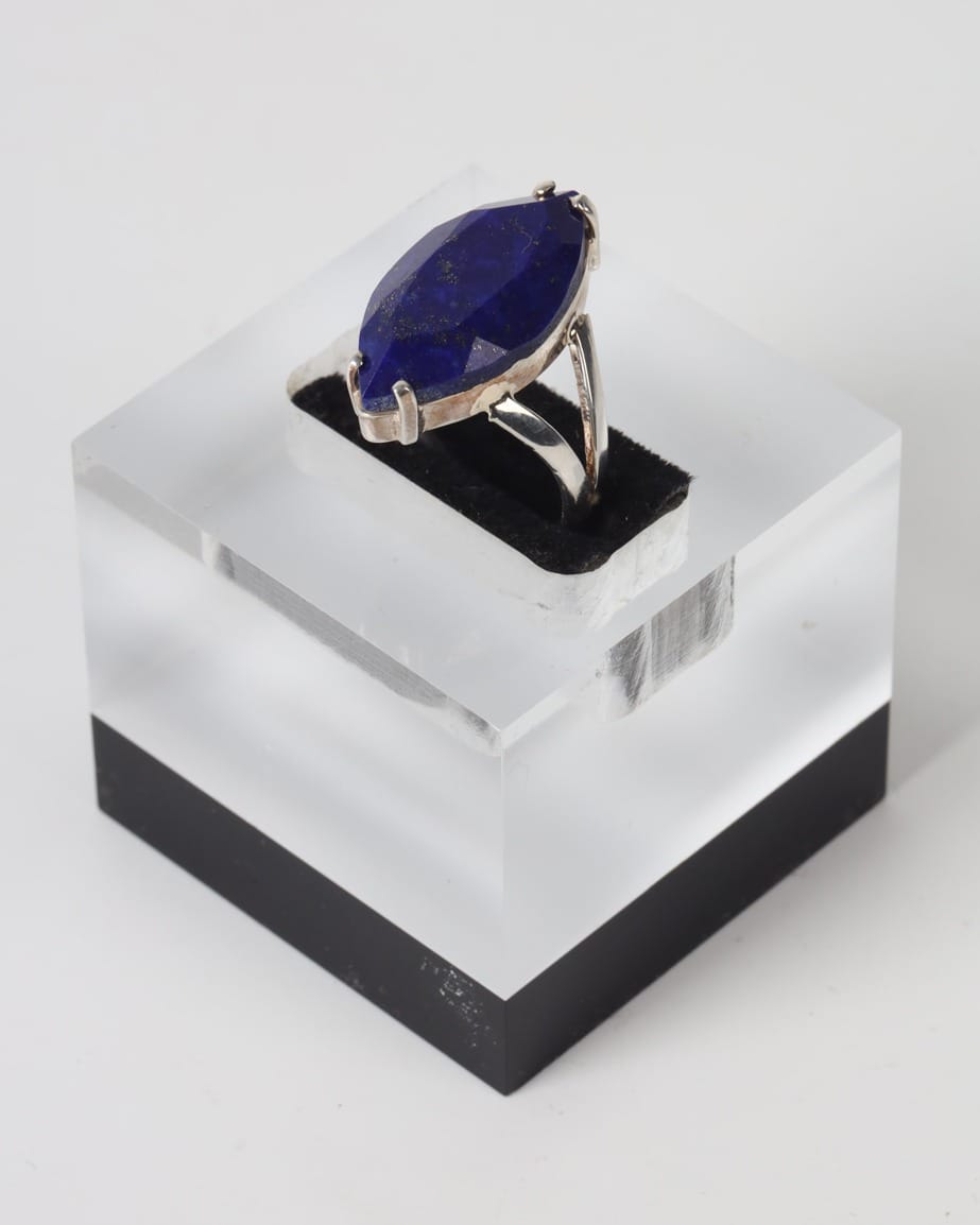 Blue Lapis Lazuli 925 Sterling Silver Jewelry Set