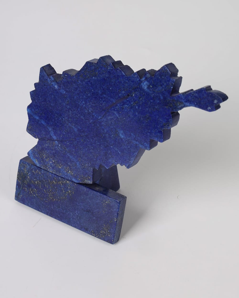 Afghan Lapis Lazuli Map Sculpture