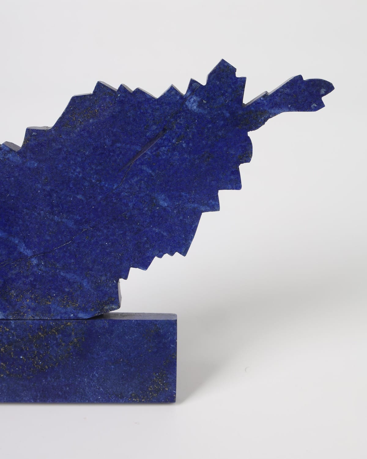 Afghan Lapis Lazuli Map Sculpture