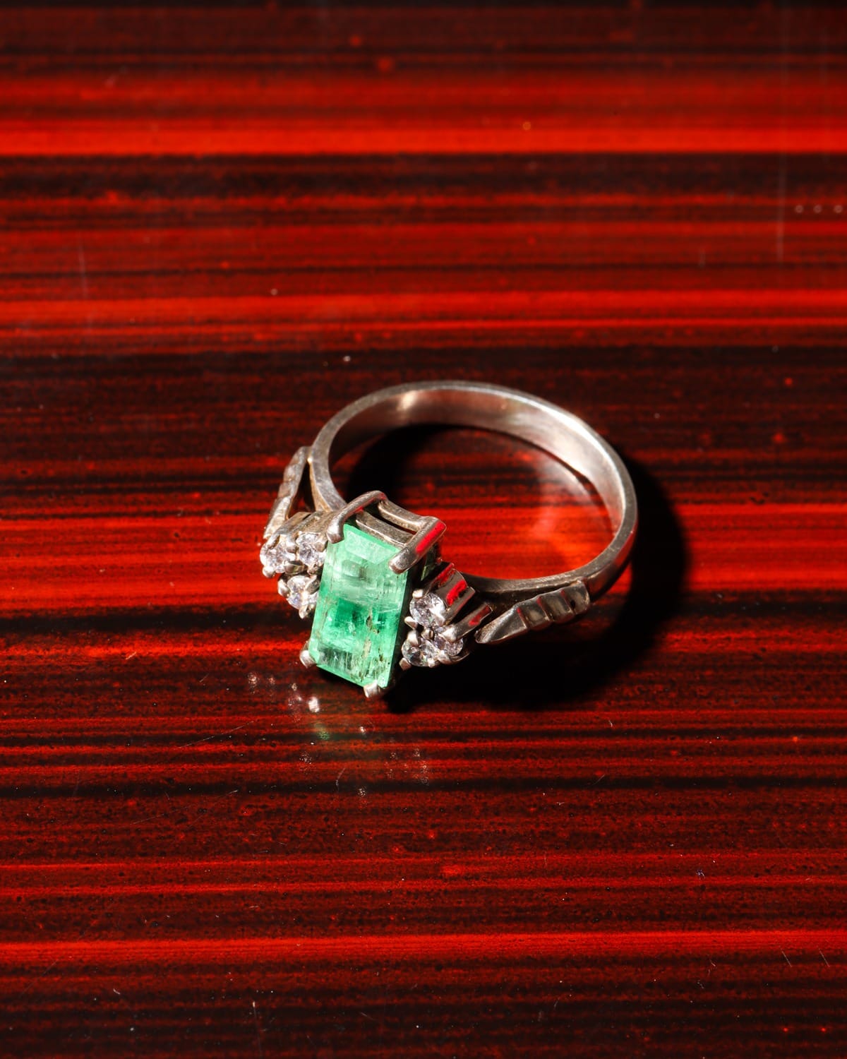 Mint Green Panjshir Emerald Ring