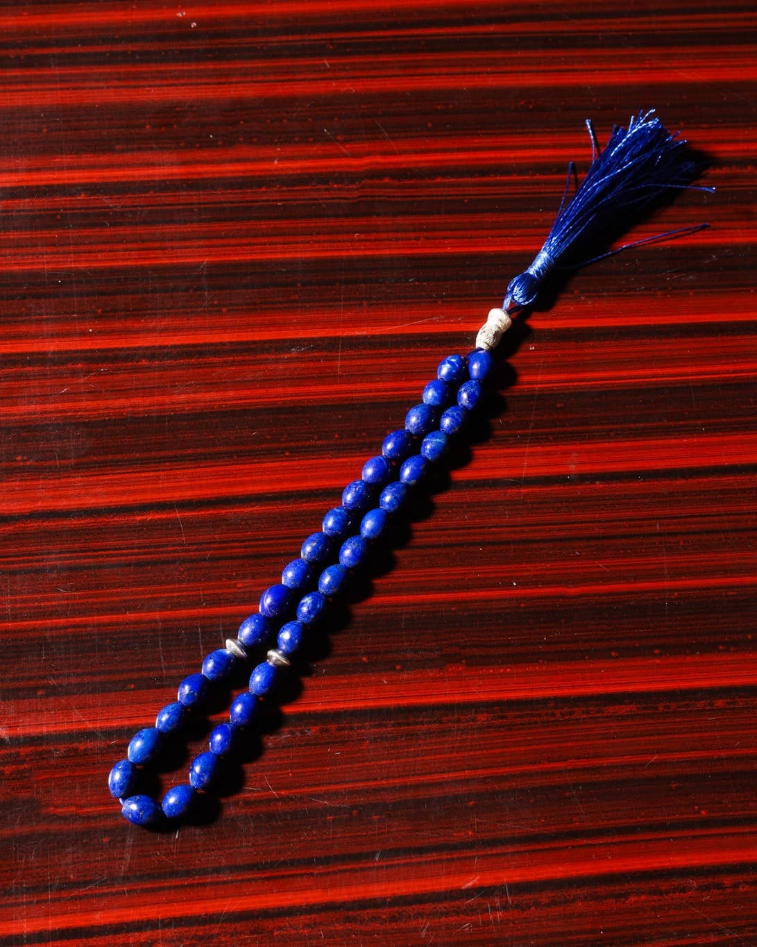 Deep Blue Badakhshan Lapis Tasbih