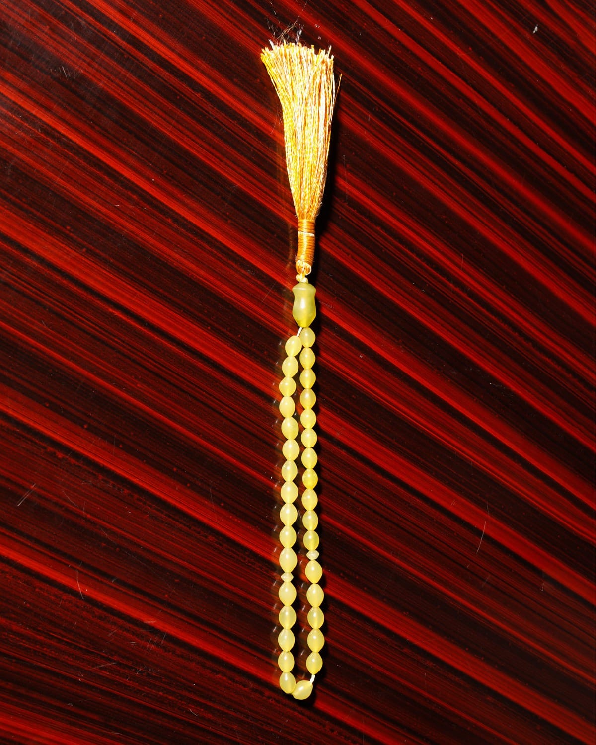 Yellow Shah Maqsood Tasbih