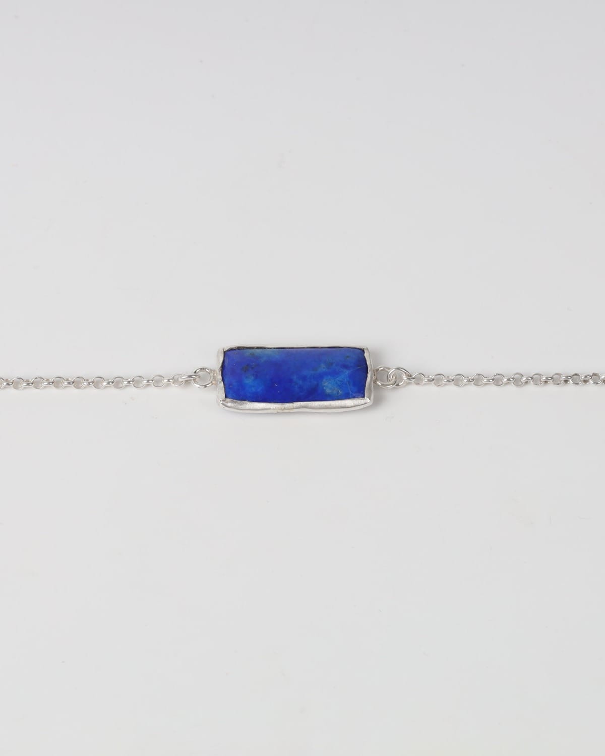 Lapis Lazuli Silver Bracelet