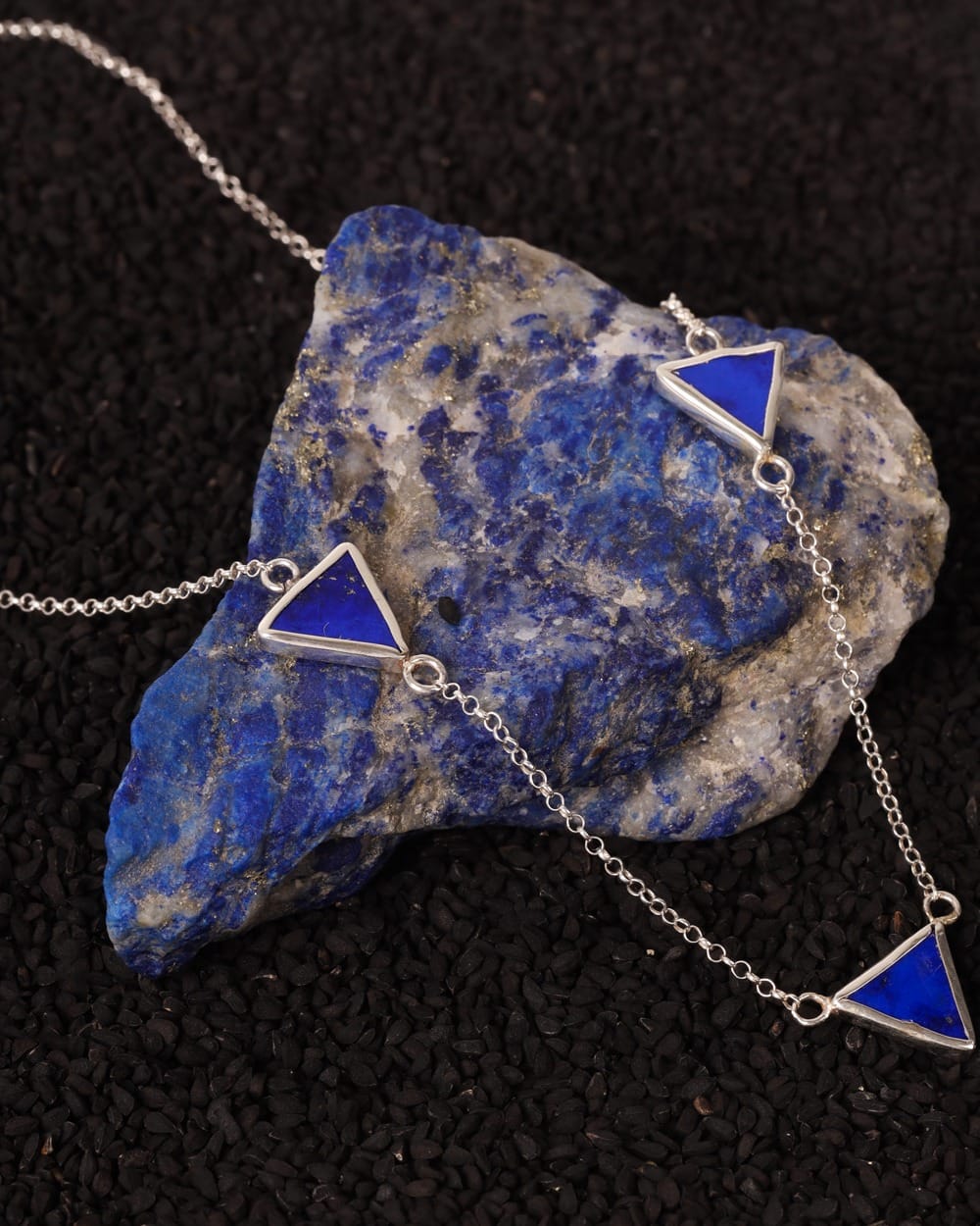 Blue Lapis Lazuli Necklace