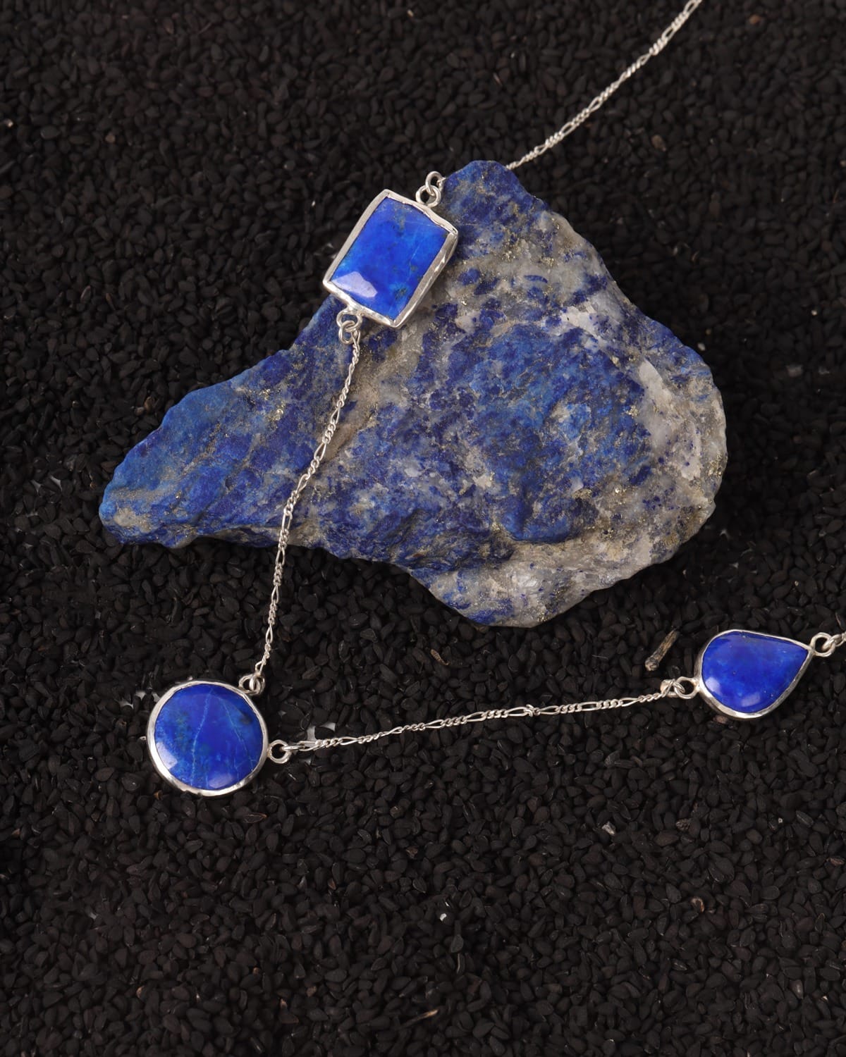 Lapis Necklace – Sterling Silver 925