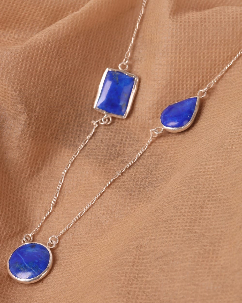 Lapis Necklace – Sterling Silver 925 Handmade
