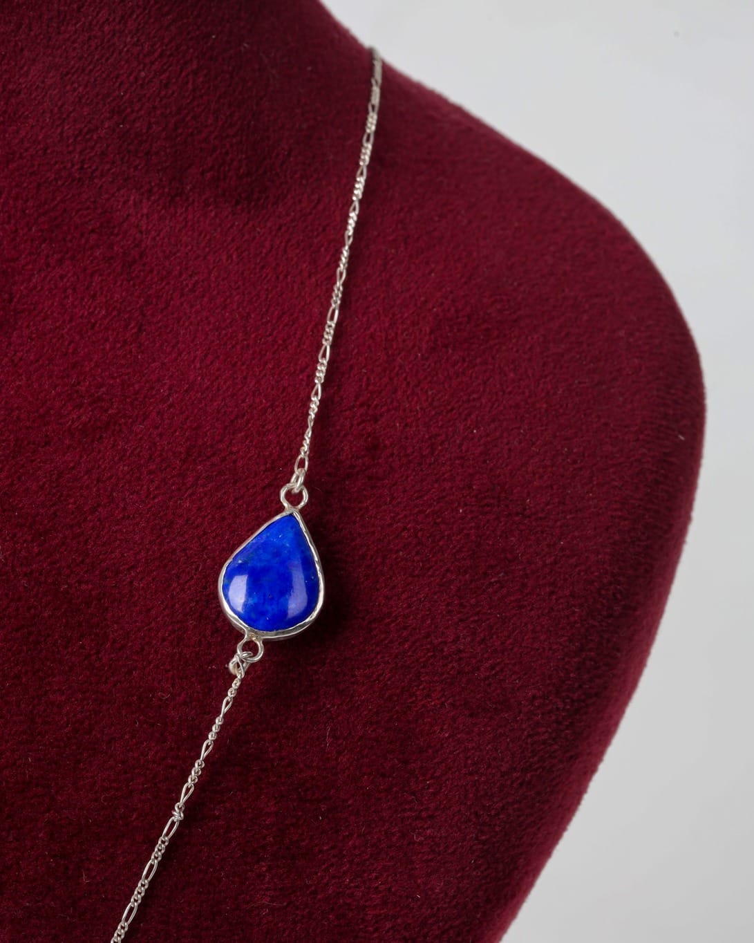 Lapis Necklace – Sterling Silver 925 Handmade