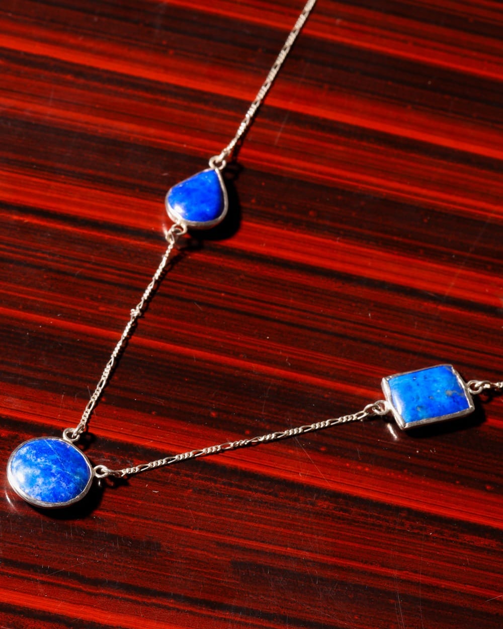 Lapis Necklace – Sterling Silver 925 Handmade