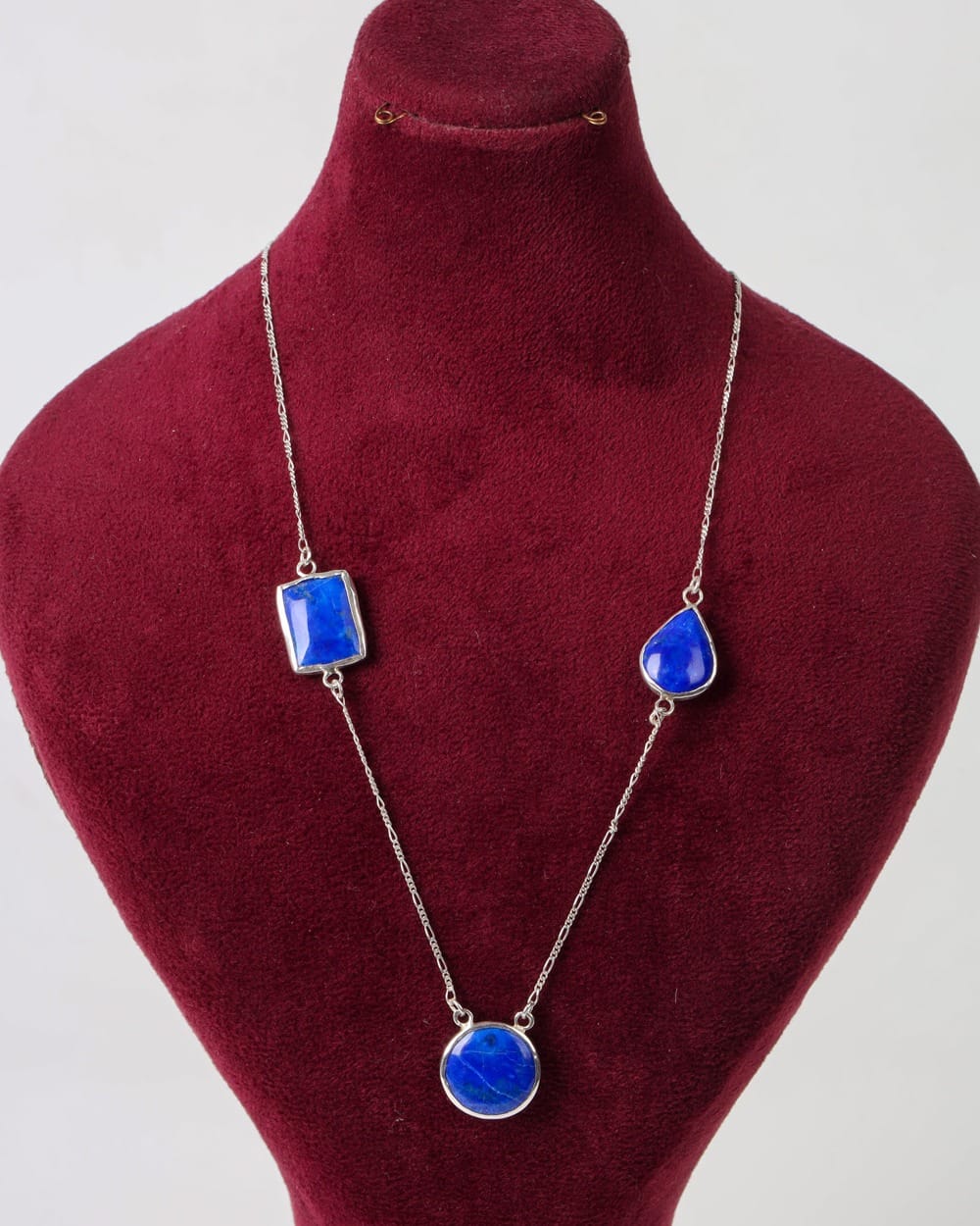 Lapis Necklace – Sterling Silver 925 Handmade