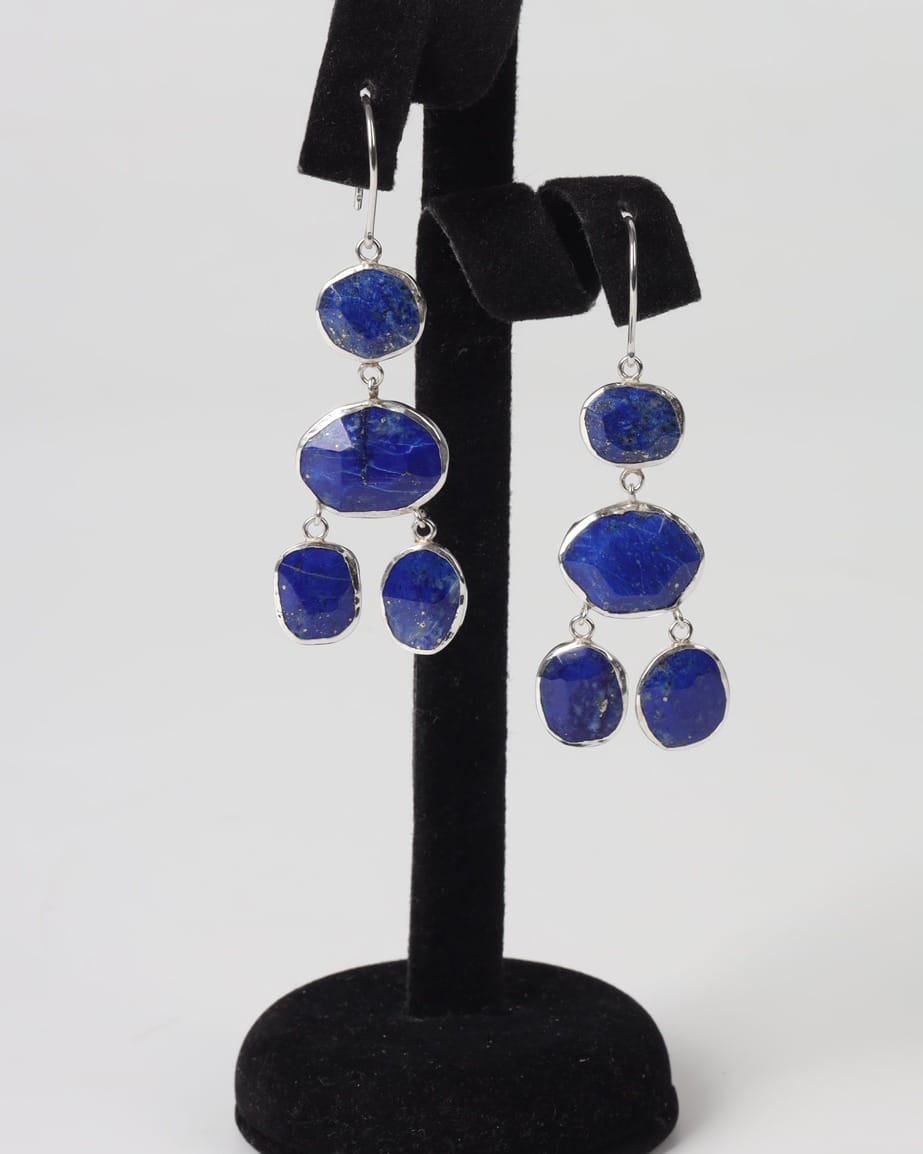 Blue Badakhshan Lapis Lazuli Earrings