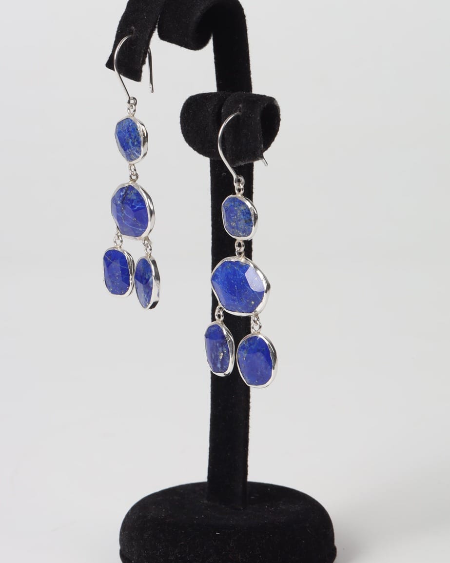 Blue Badakhshan Lapis Lazuli Earrings