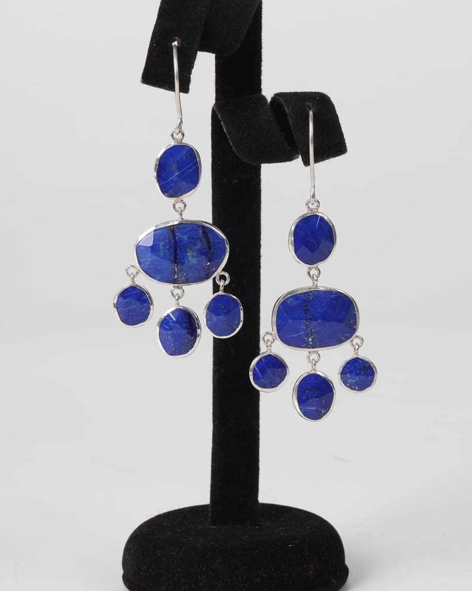 Blue Pamiri Lapis Earrings