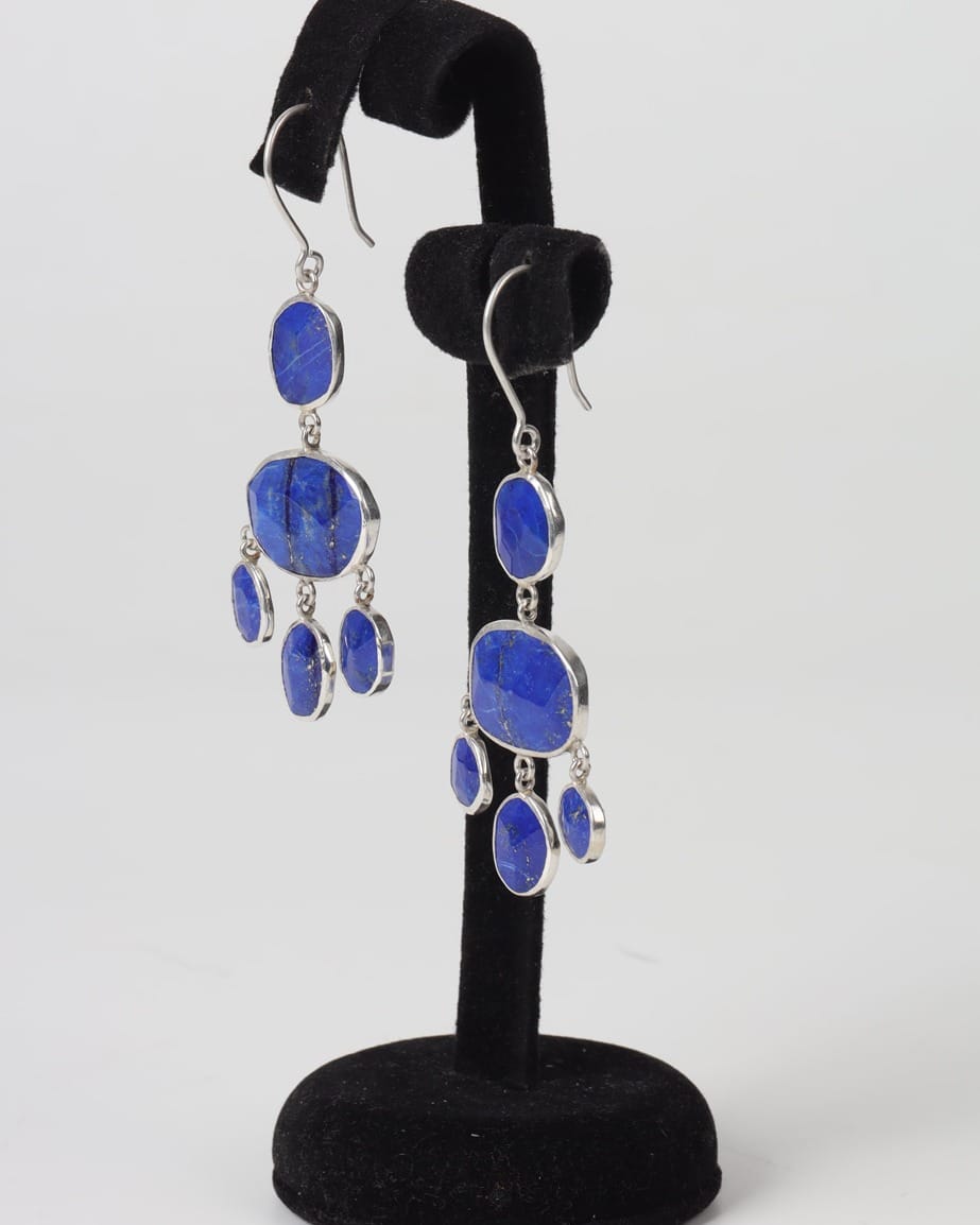 Blue Pamiri Lapis Earrings